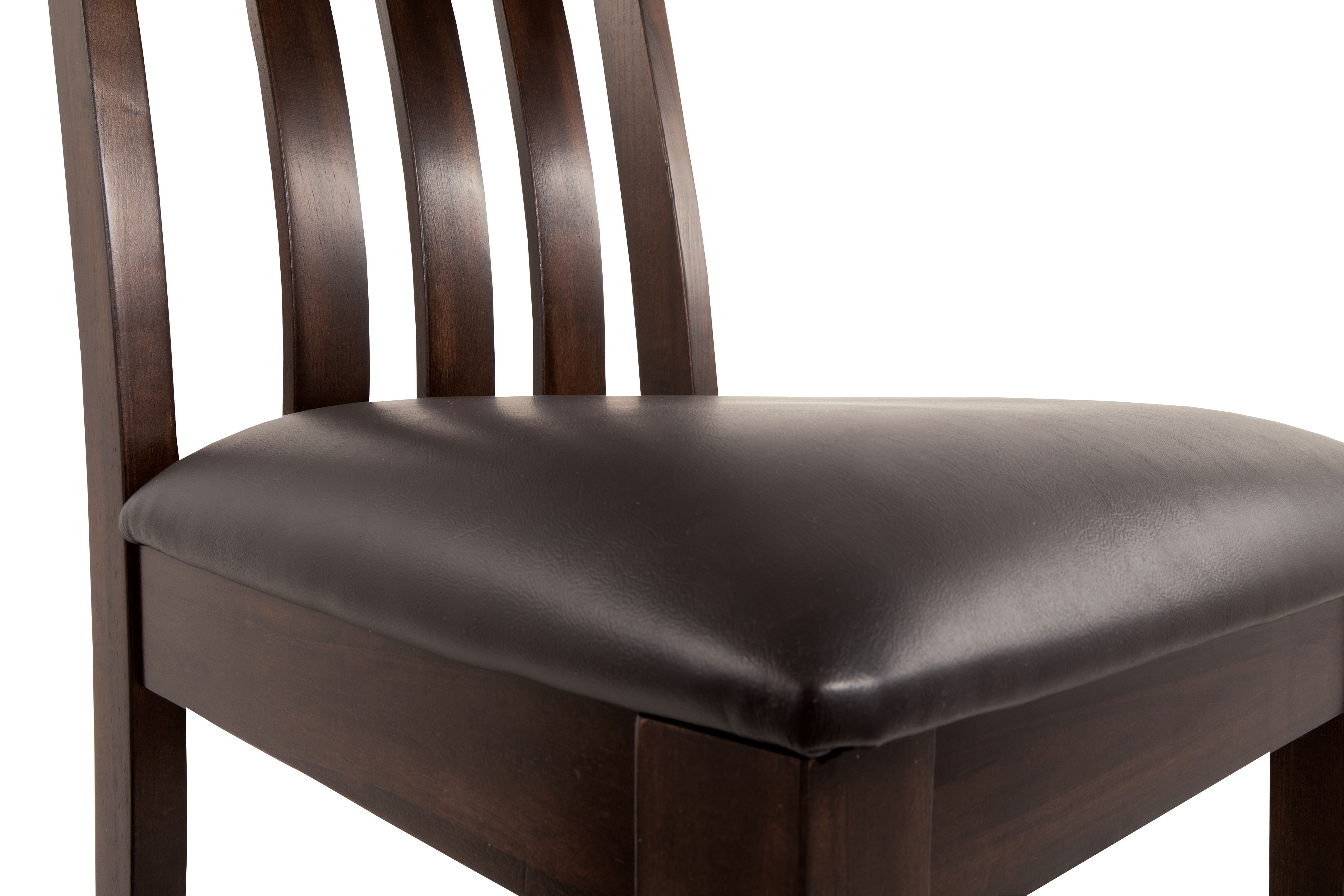 Ashley Furniture Haddigan - Dining UPH Side Chair (Set of 2) - Dark Brown - Image 10