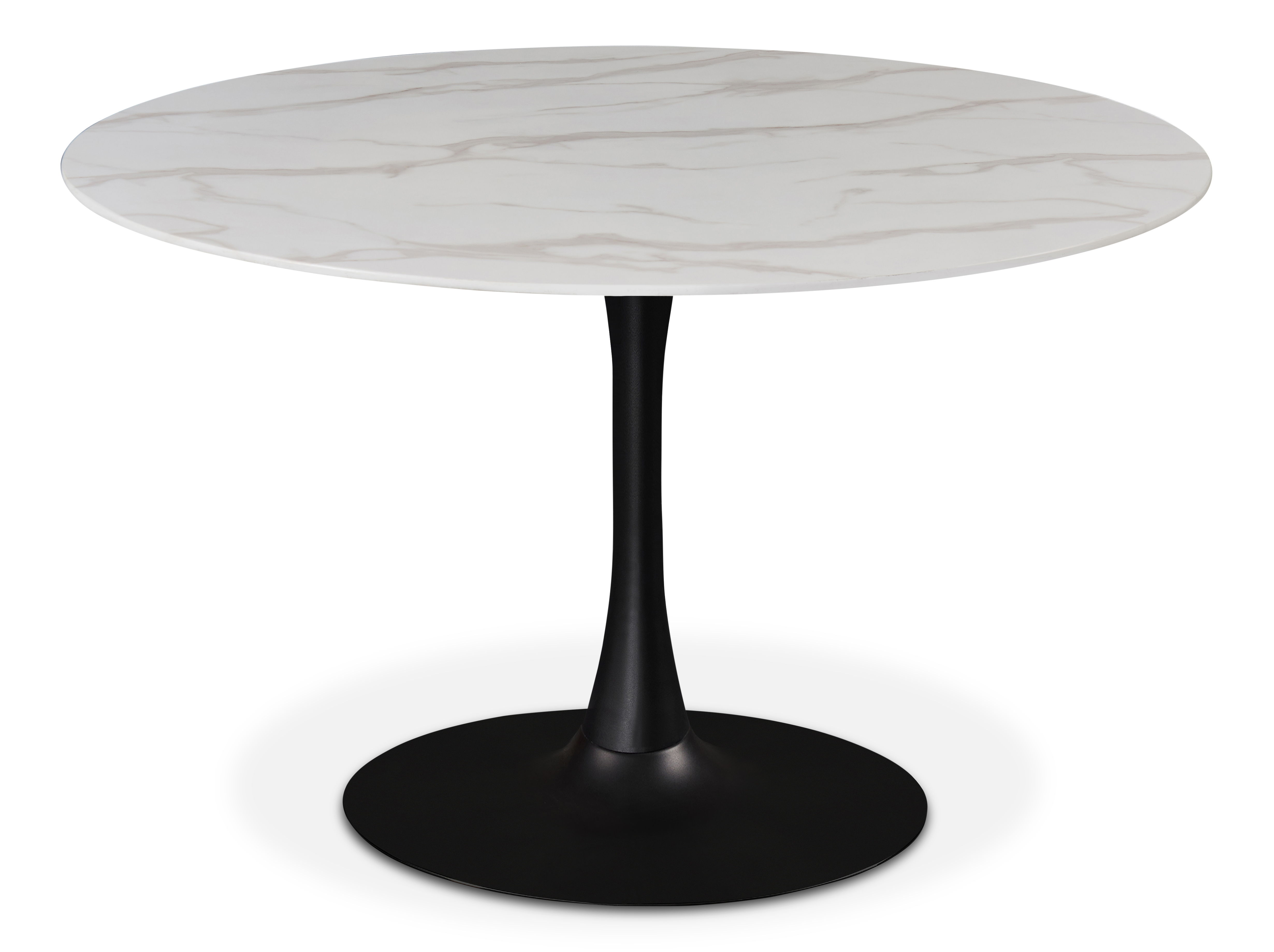 Tulip - 48" Dining Table - Black / White