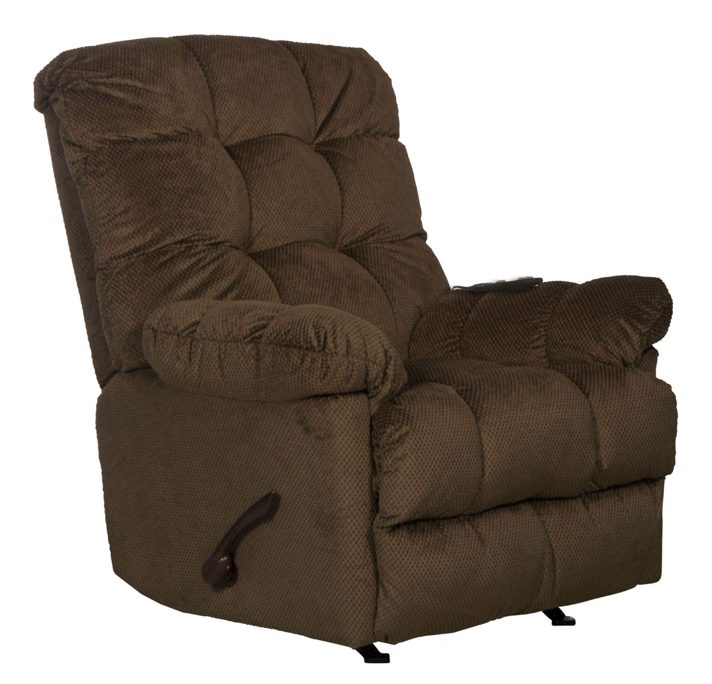 Nettles - Chaise Rocker Reclining With Deluxe Heat/Massage - Umber
