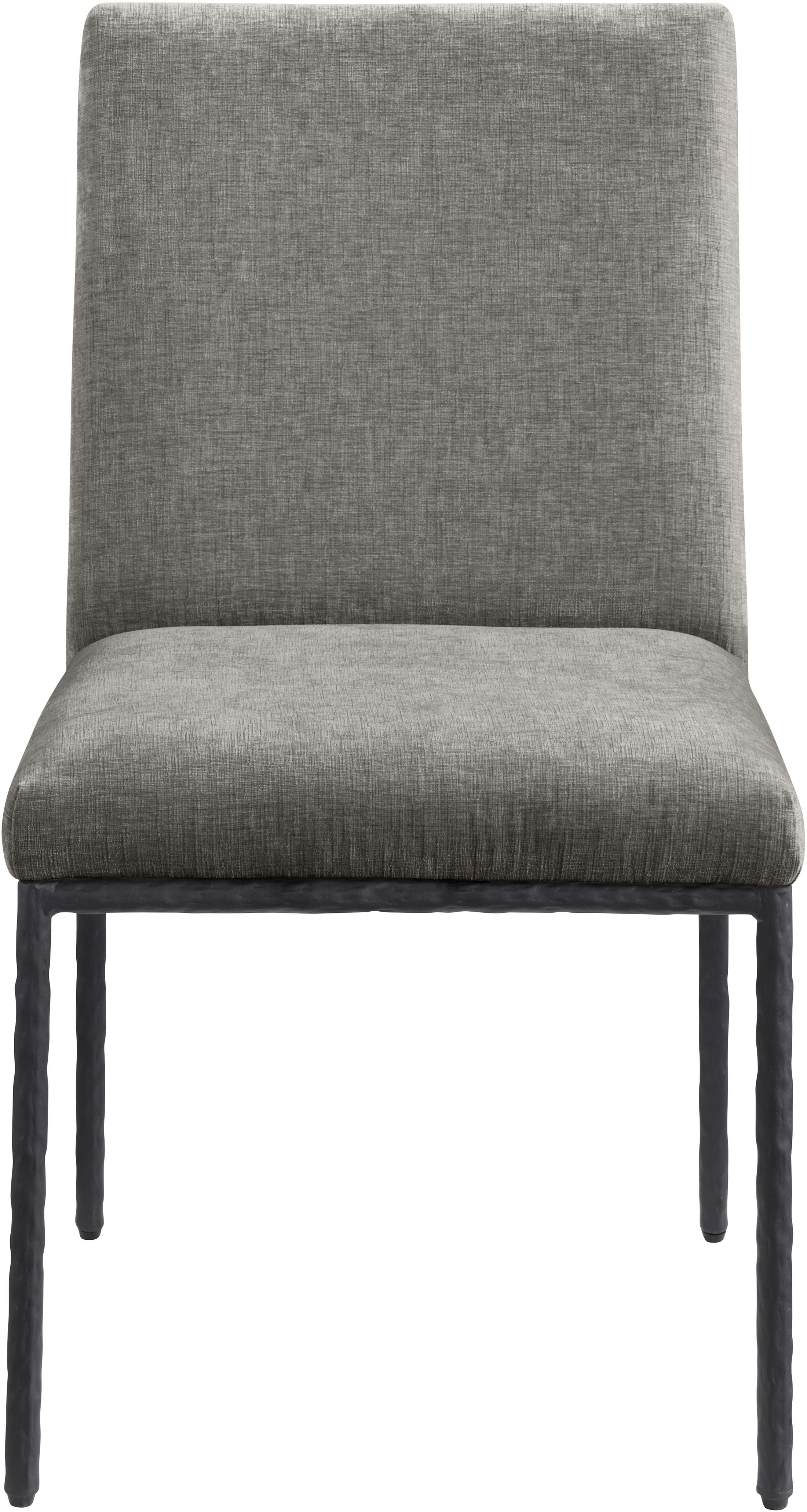 Reeves - Chenille Fabric Dining Side Chair (Set of 2) - Gray