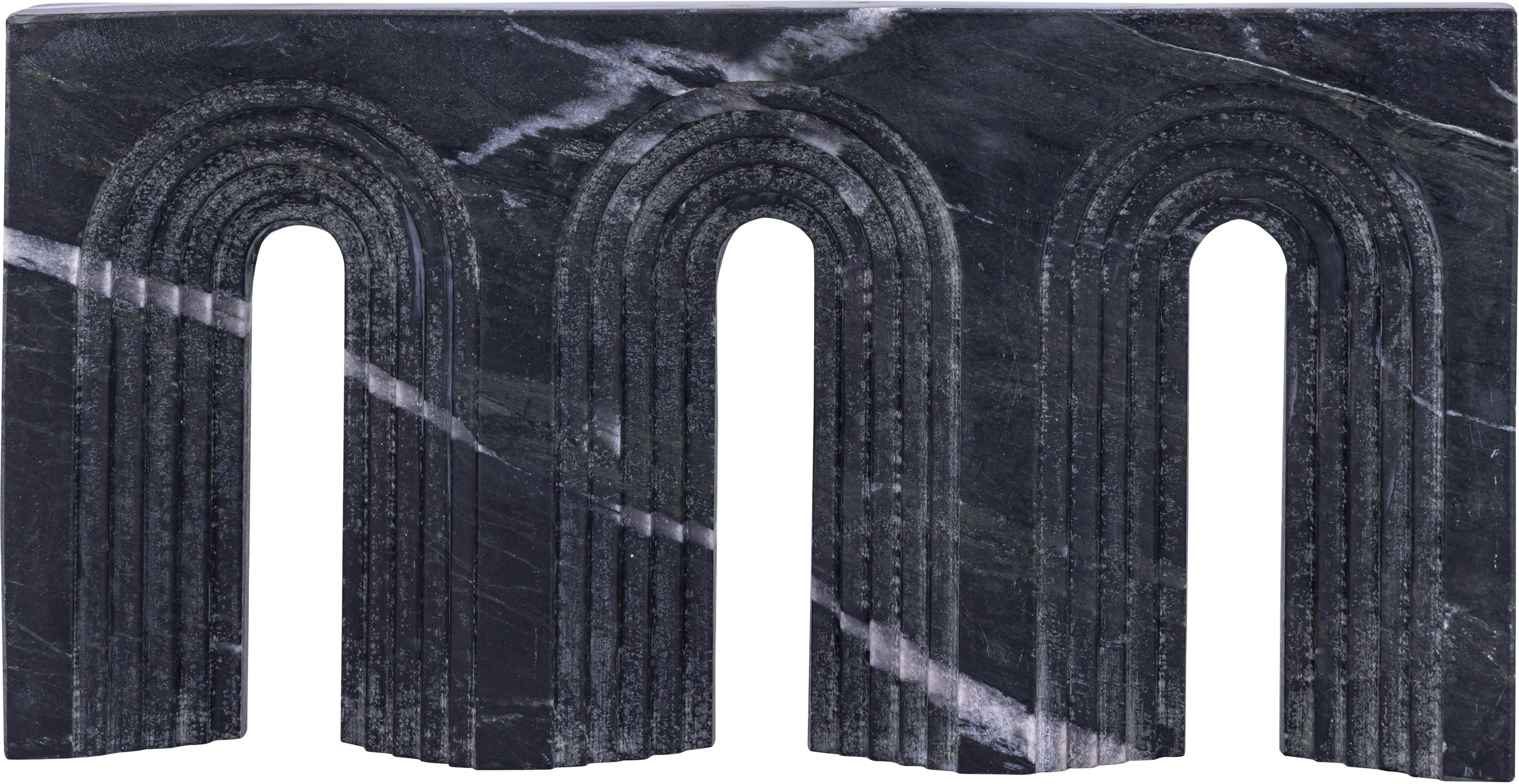 Curva - Marble Decorative Object - Black