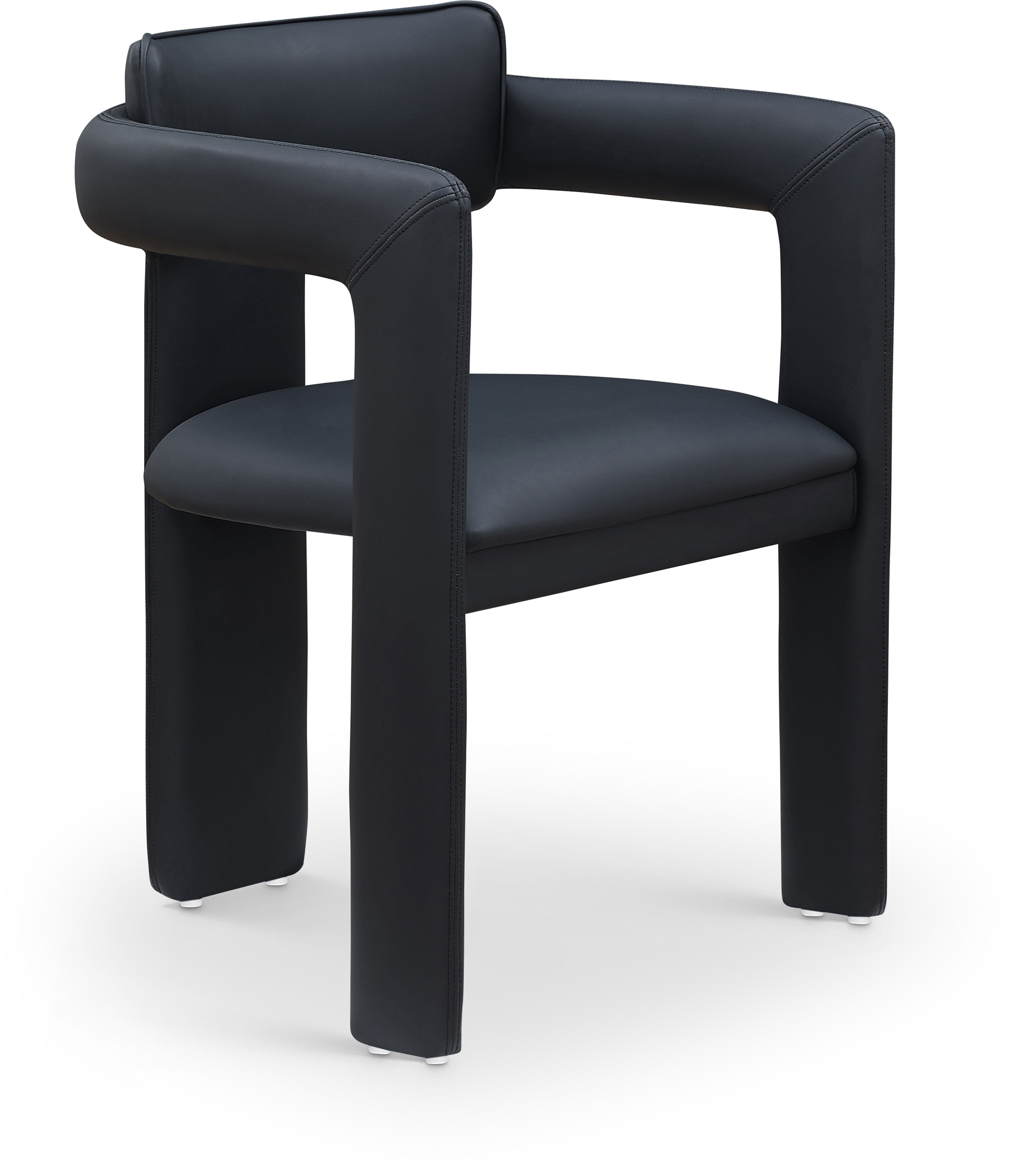 Brenda - Faux Leather Dining Chair (Set of 2) - Black