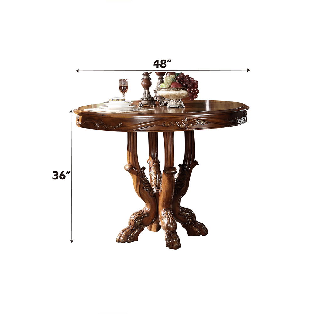 Dresden - Counter Height Table - Cherry Oak, dark brown, view 3