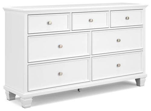 Fortman - Dresser - White, white