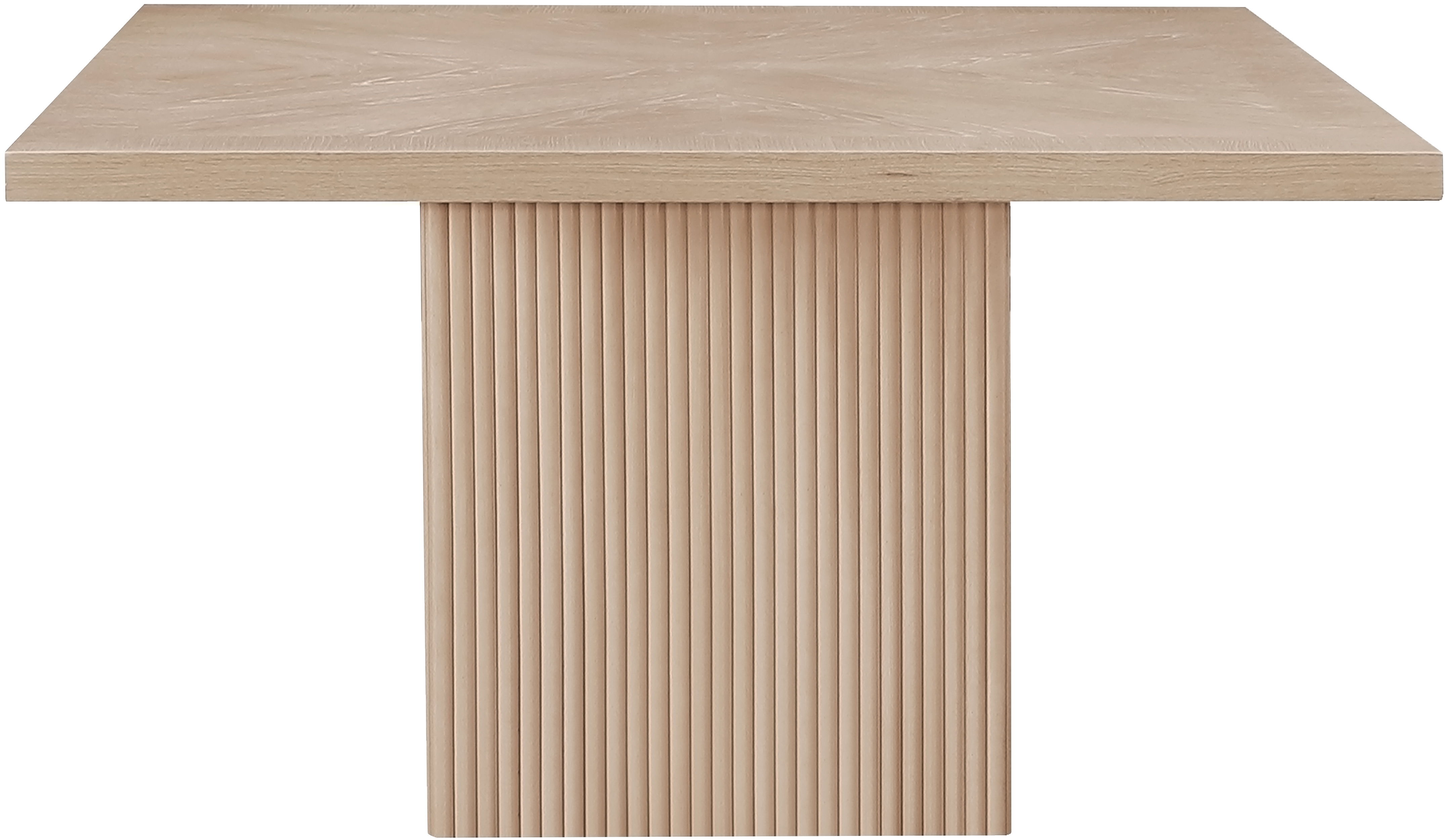 Belinda - Oak Veneer Square Dining Table - Natural
