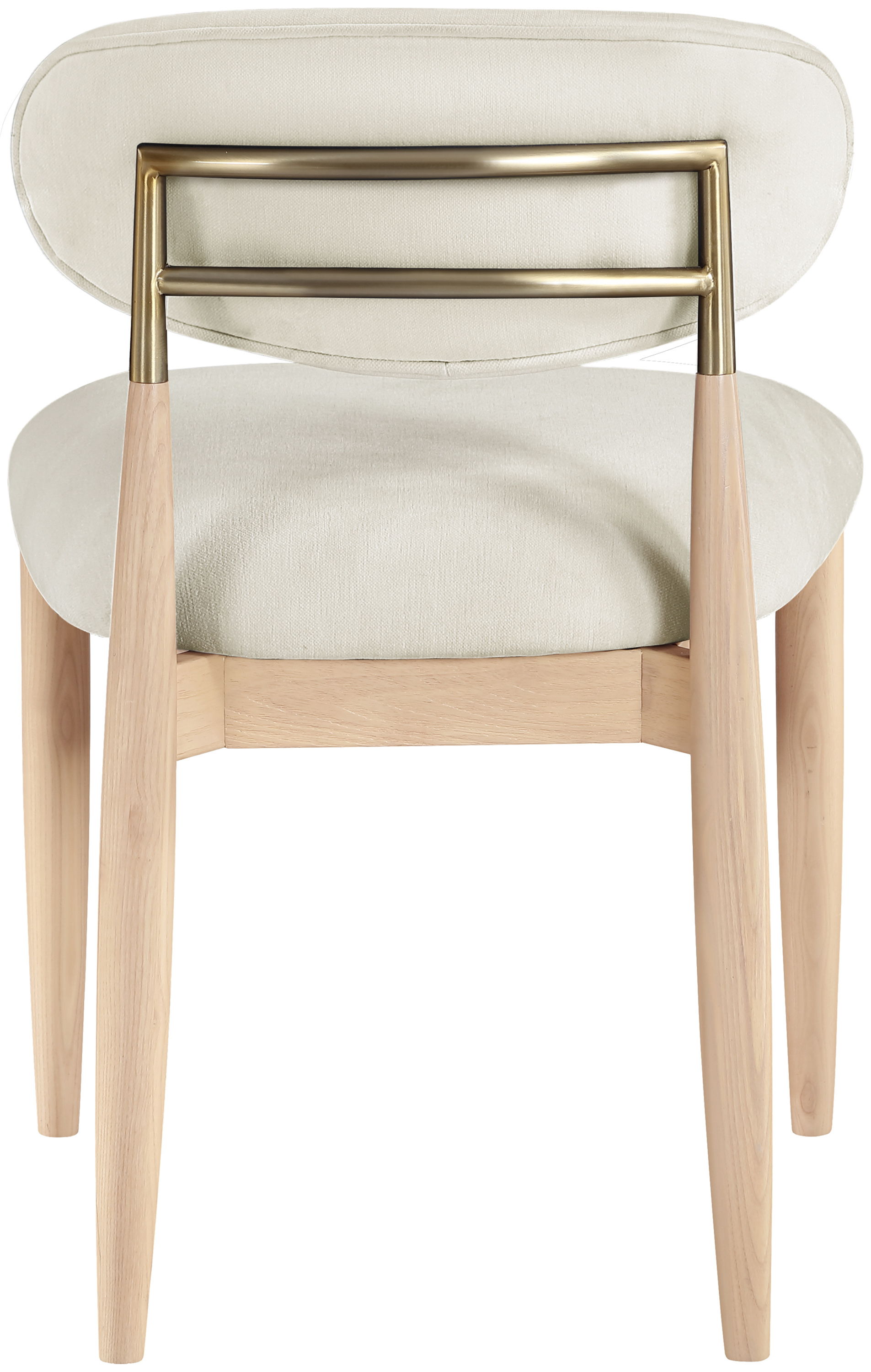 Riccio - Performance Fabric Dining Side Chair (Set of 2) - Cream