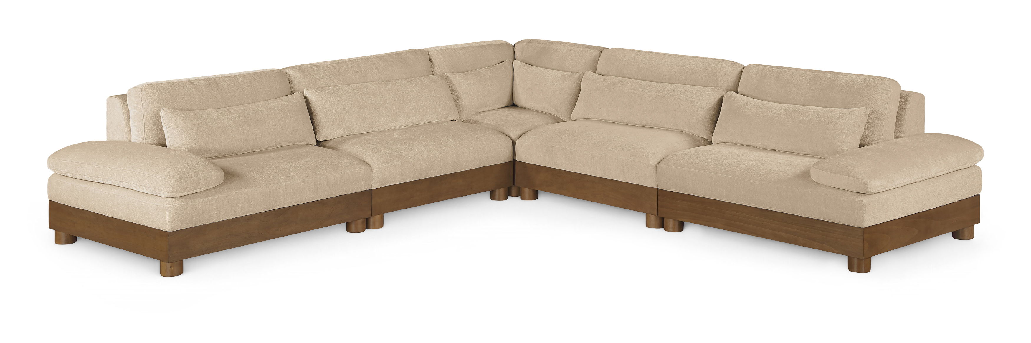 5 Pc · 2 Armless Chairs, Corner Chair, Left Arm Chair, Right Arm Chair