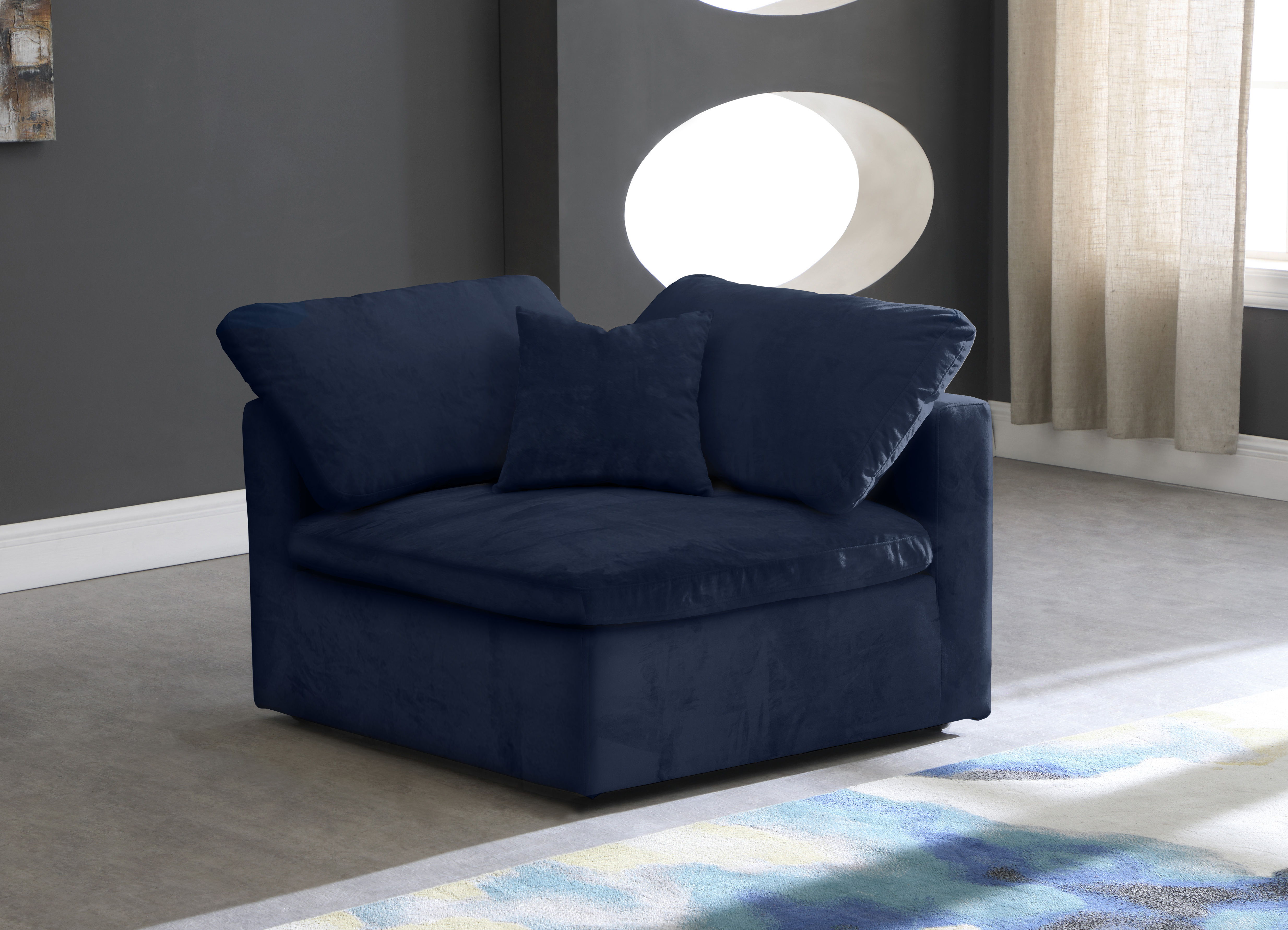Cozy - Corner Chair - Navy