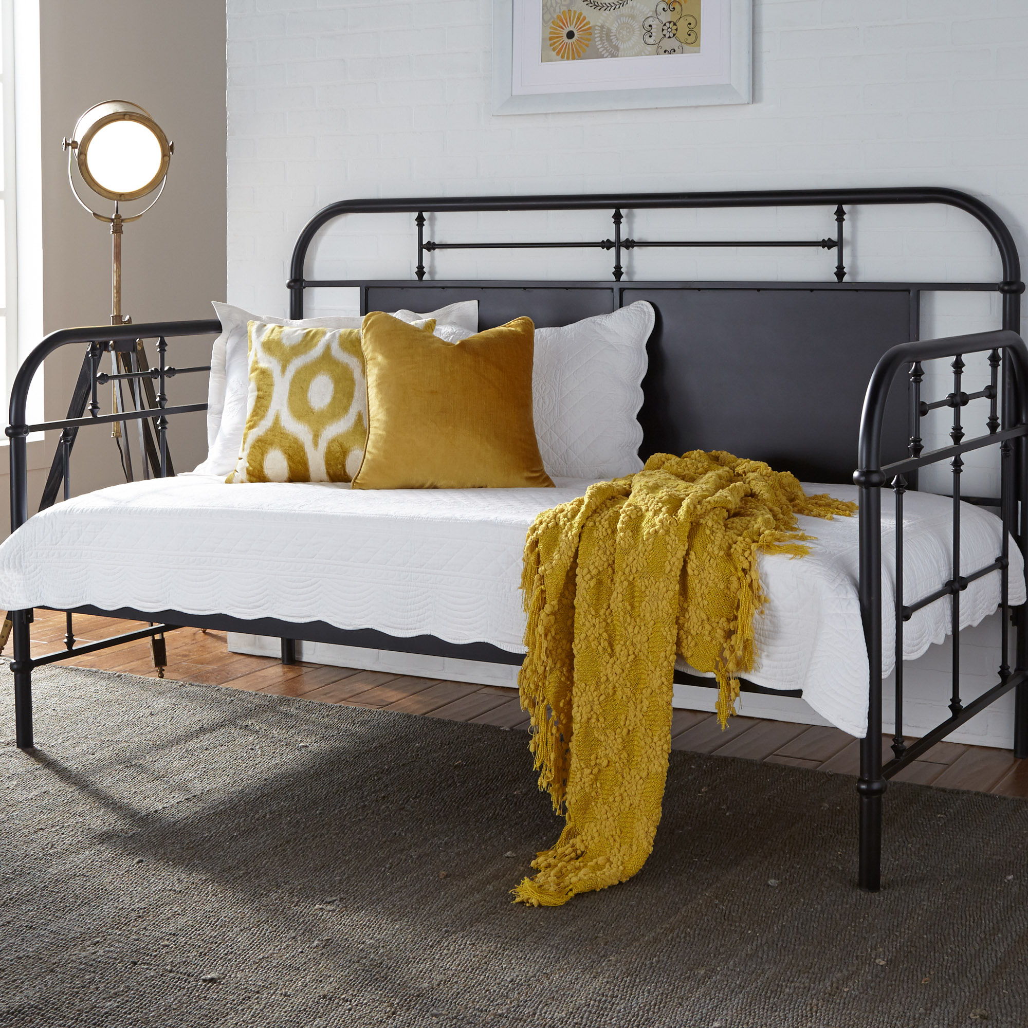 Liberty Furniture Vintage Series - Twin Metal Day Bed - Black