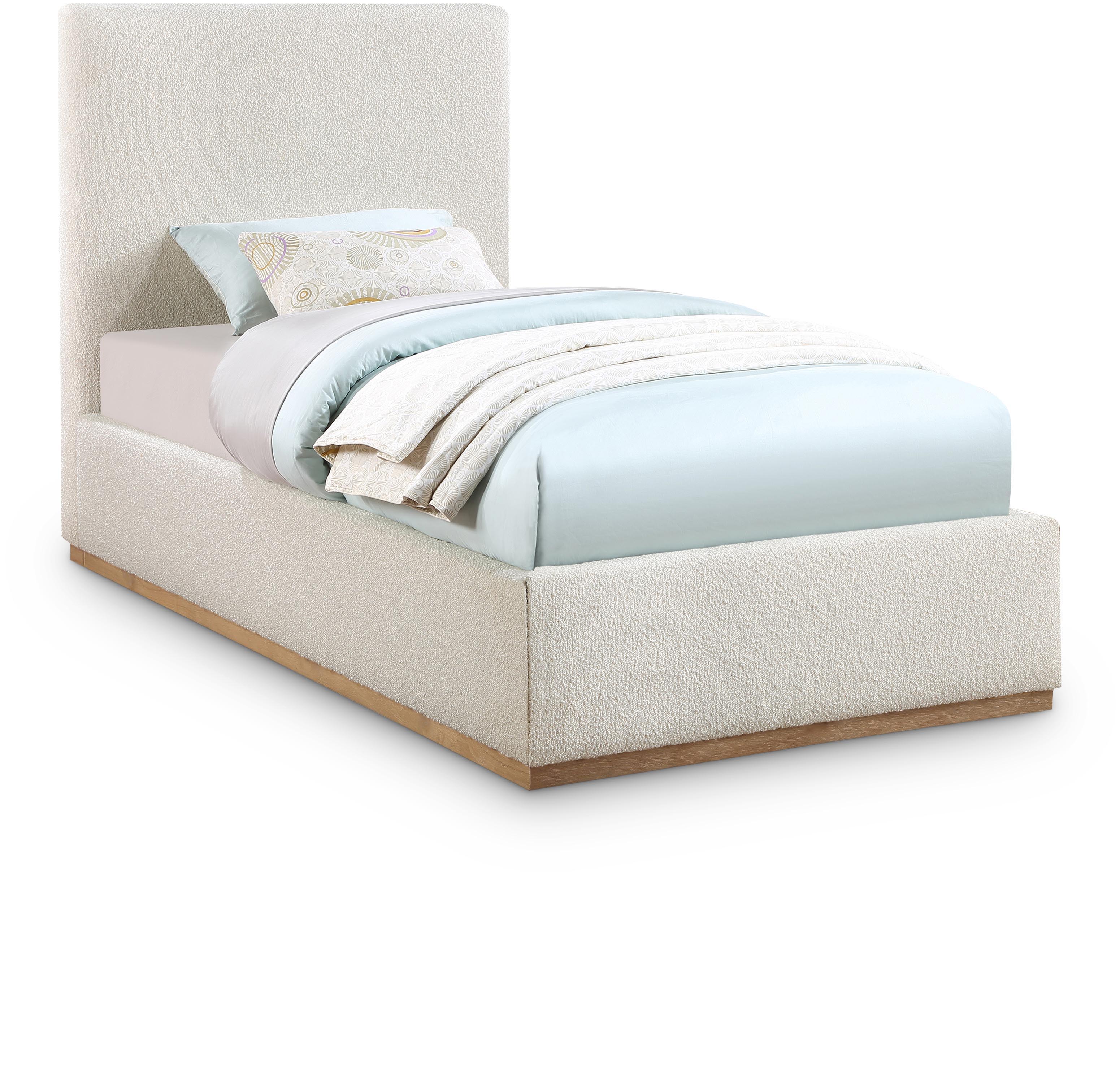 Monaco - Twin Bed - Cream
