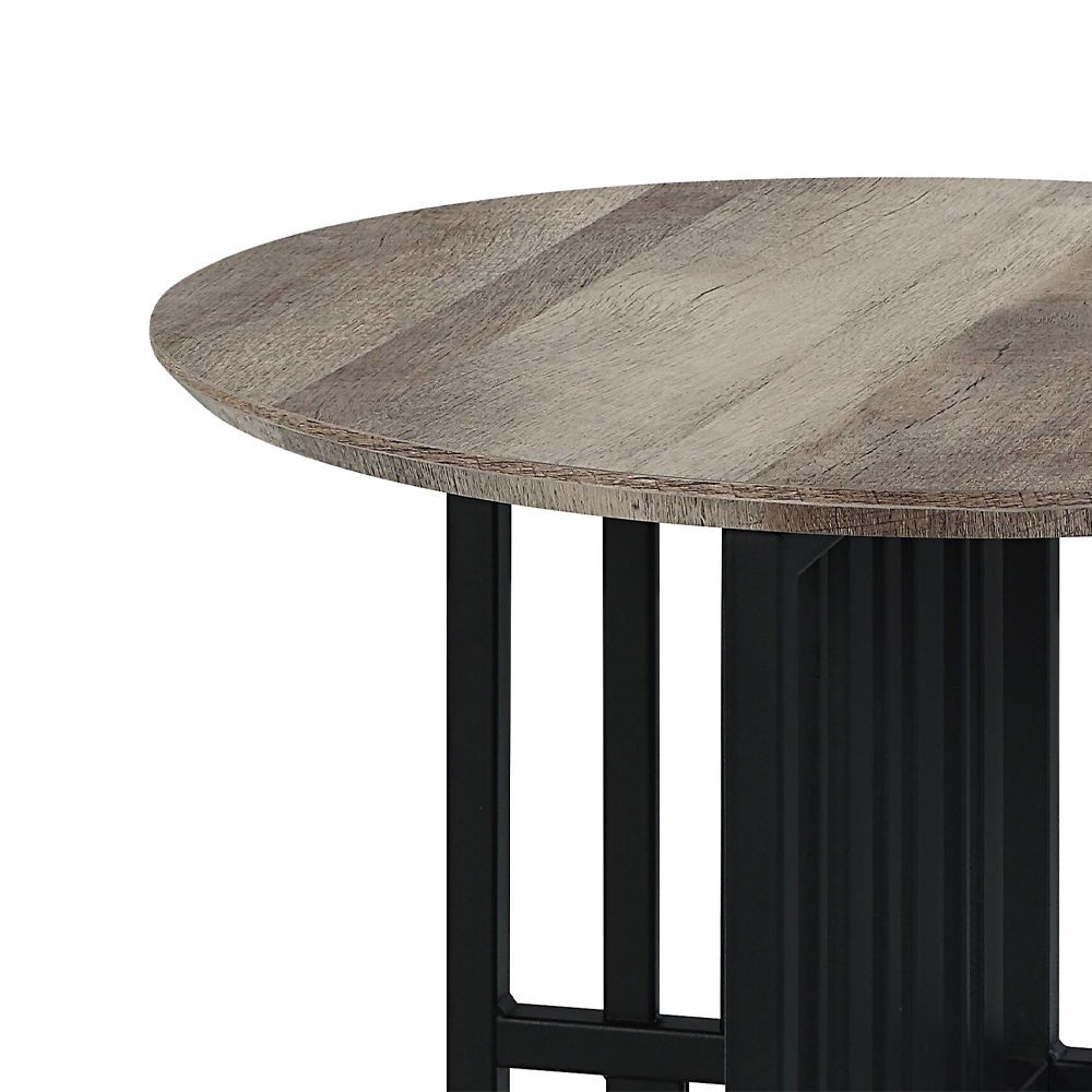 Zudora - Coffee Table - Antique Oak & Black, black, view 3