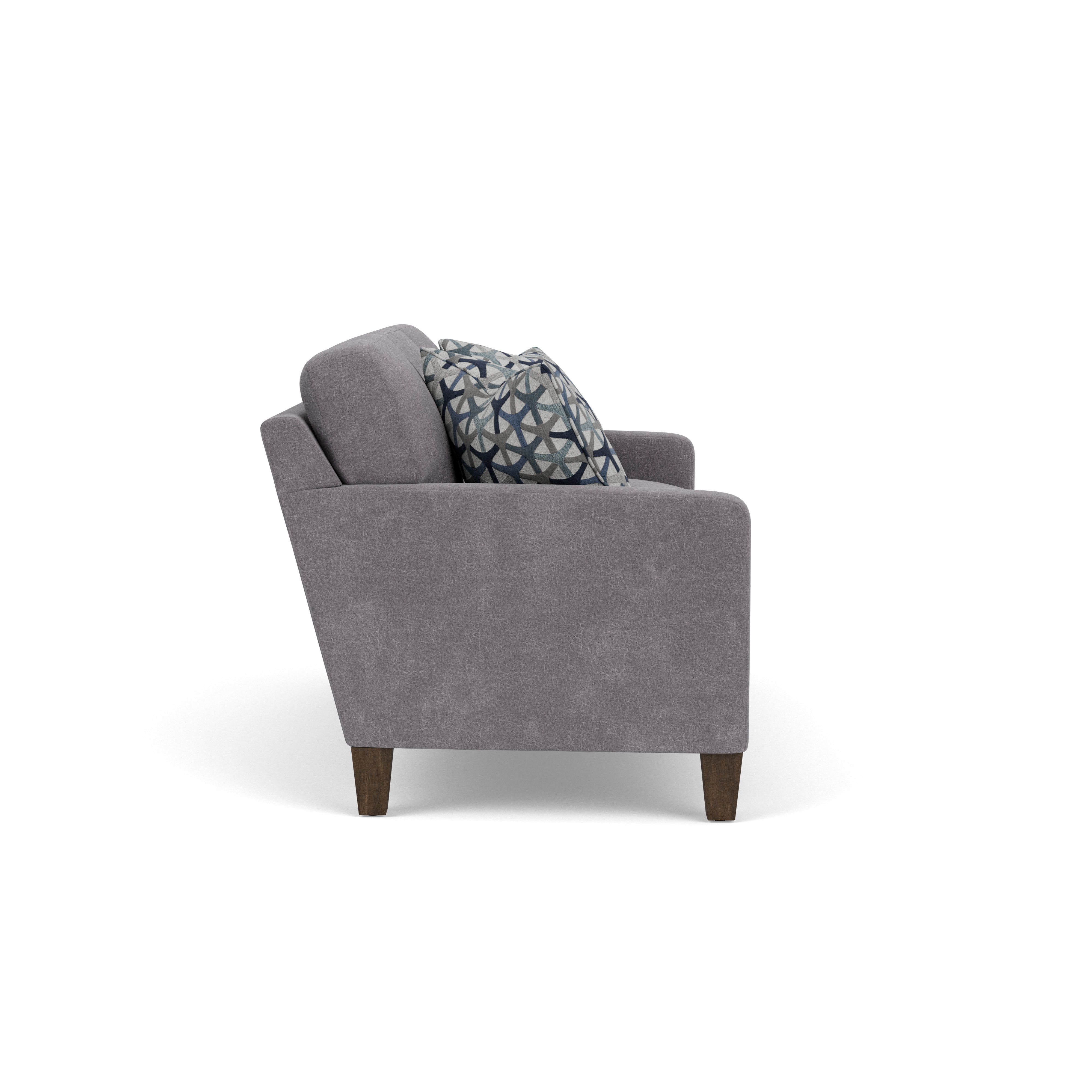 Moxy - Fabric Sofa With Straight Track Arms, gray, view 8