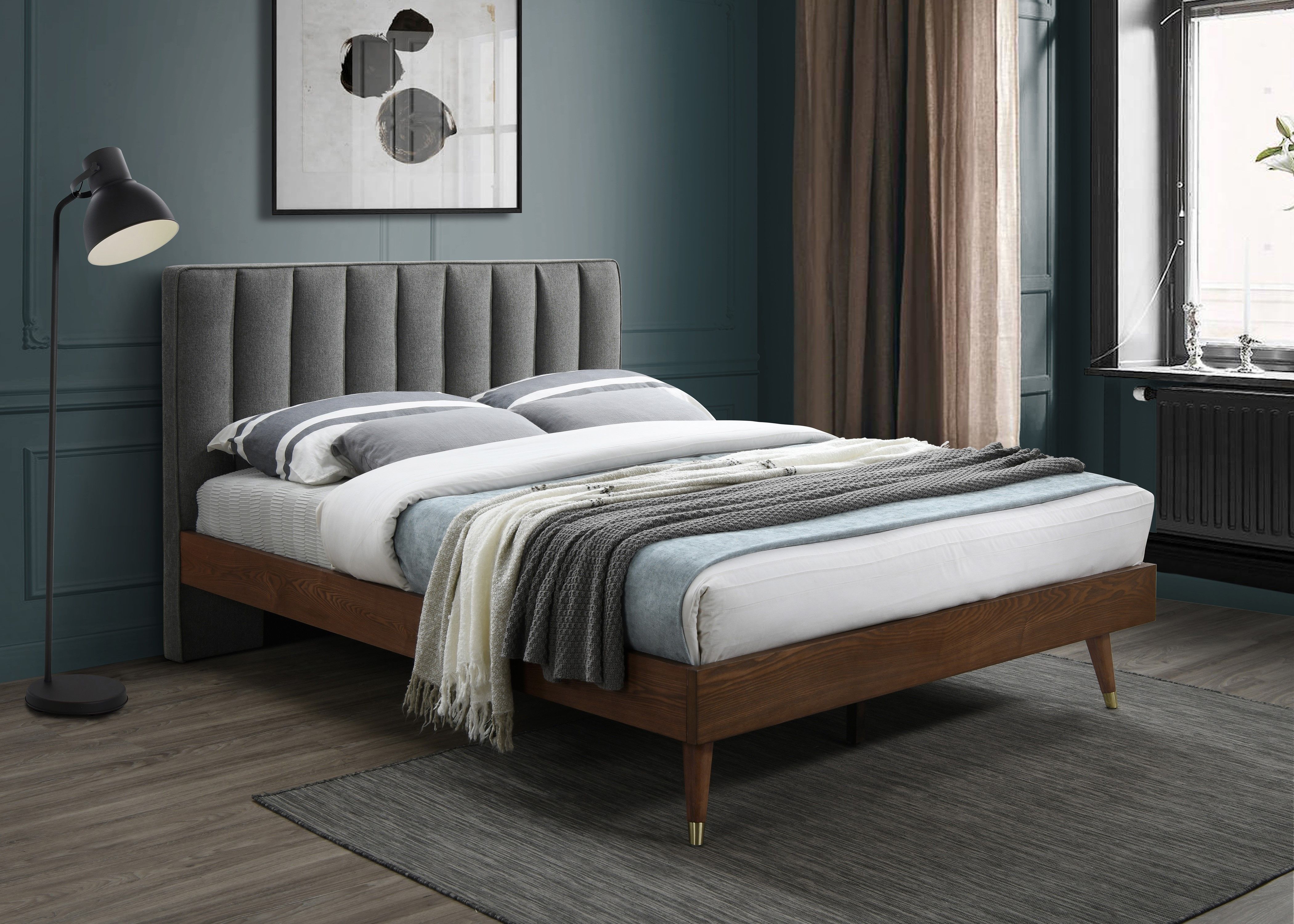 Vance - Queen Bed - Gray