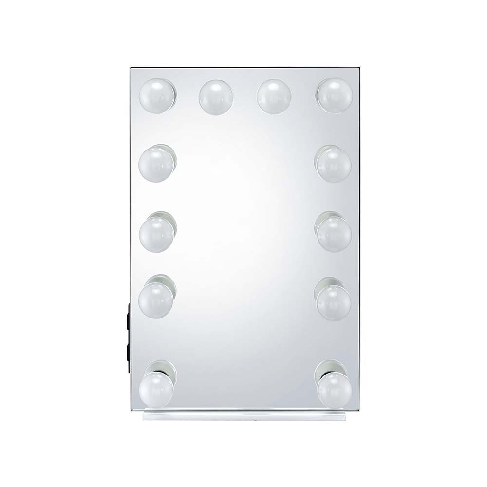 Asa - Accent Mirror - White, white, view 2