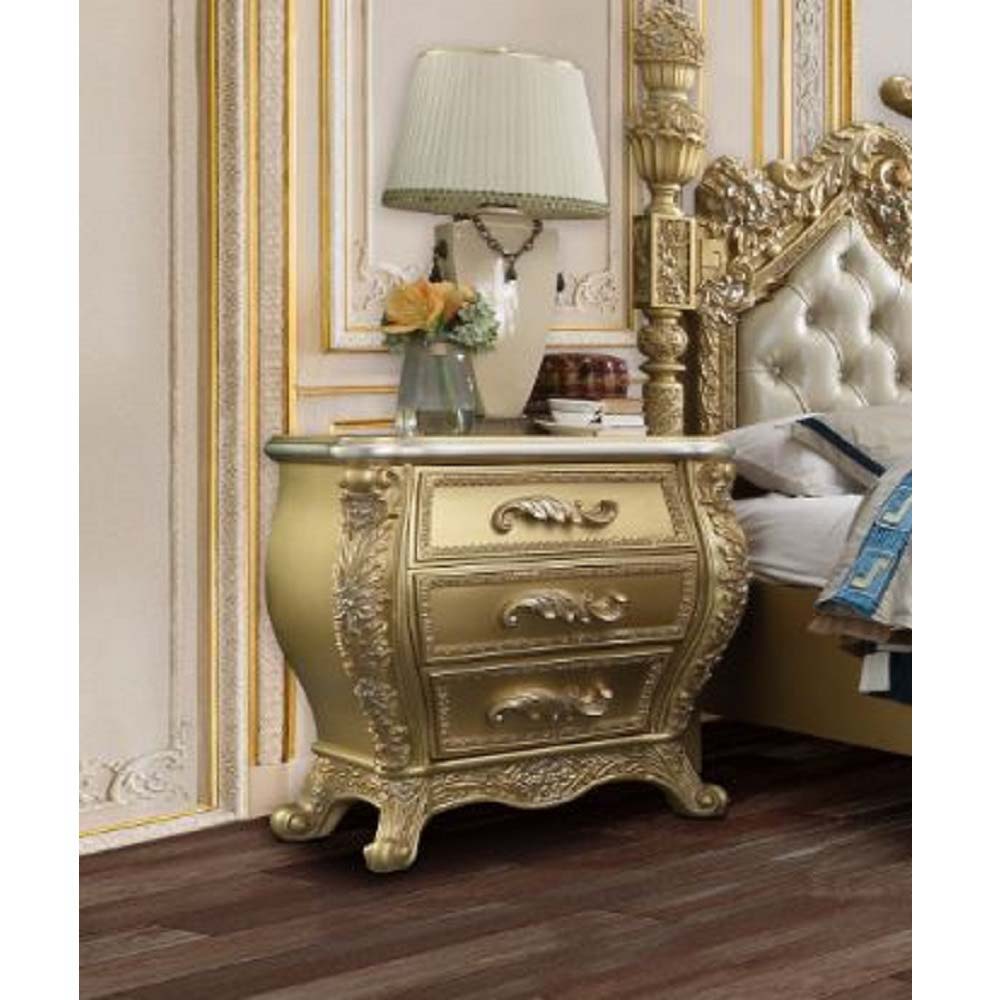 Cabriole - Nightstand - Gold, gold, view 2