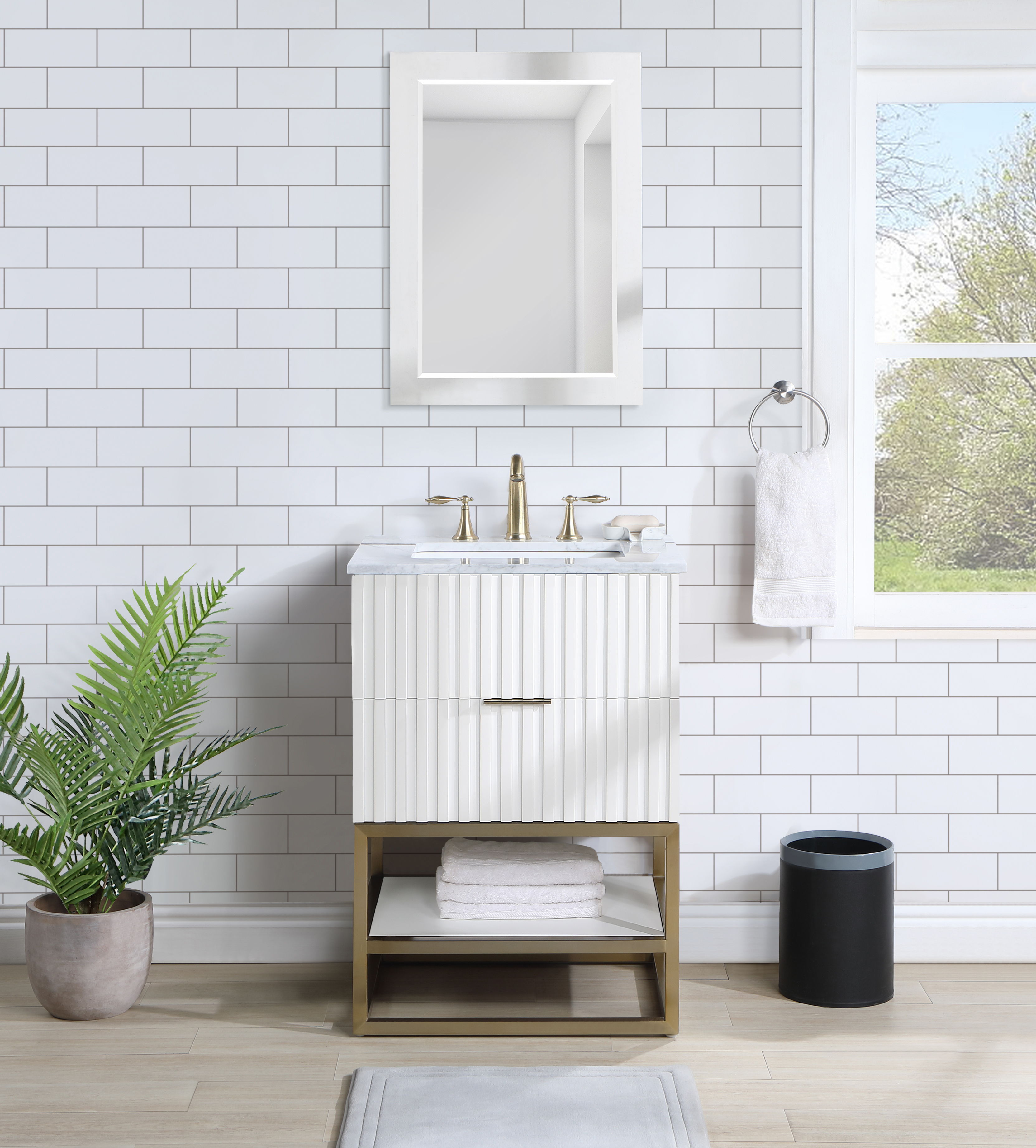 Monad - 24" Bathroom Vanity - White