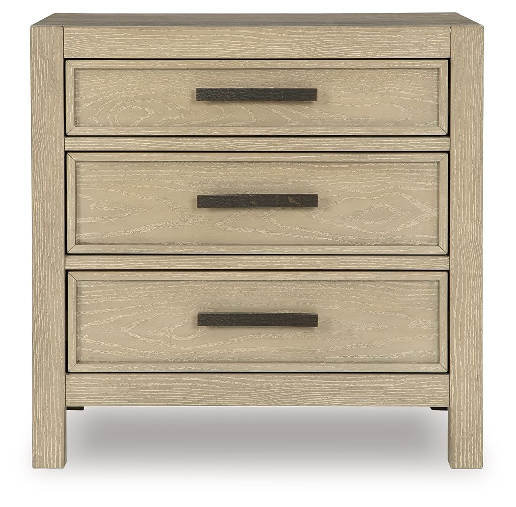 Ashley Furniture Calmoro - Three Drawer Night Stand - Gray - Image 4