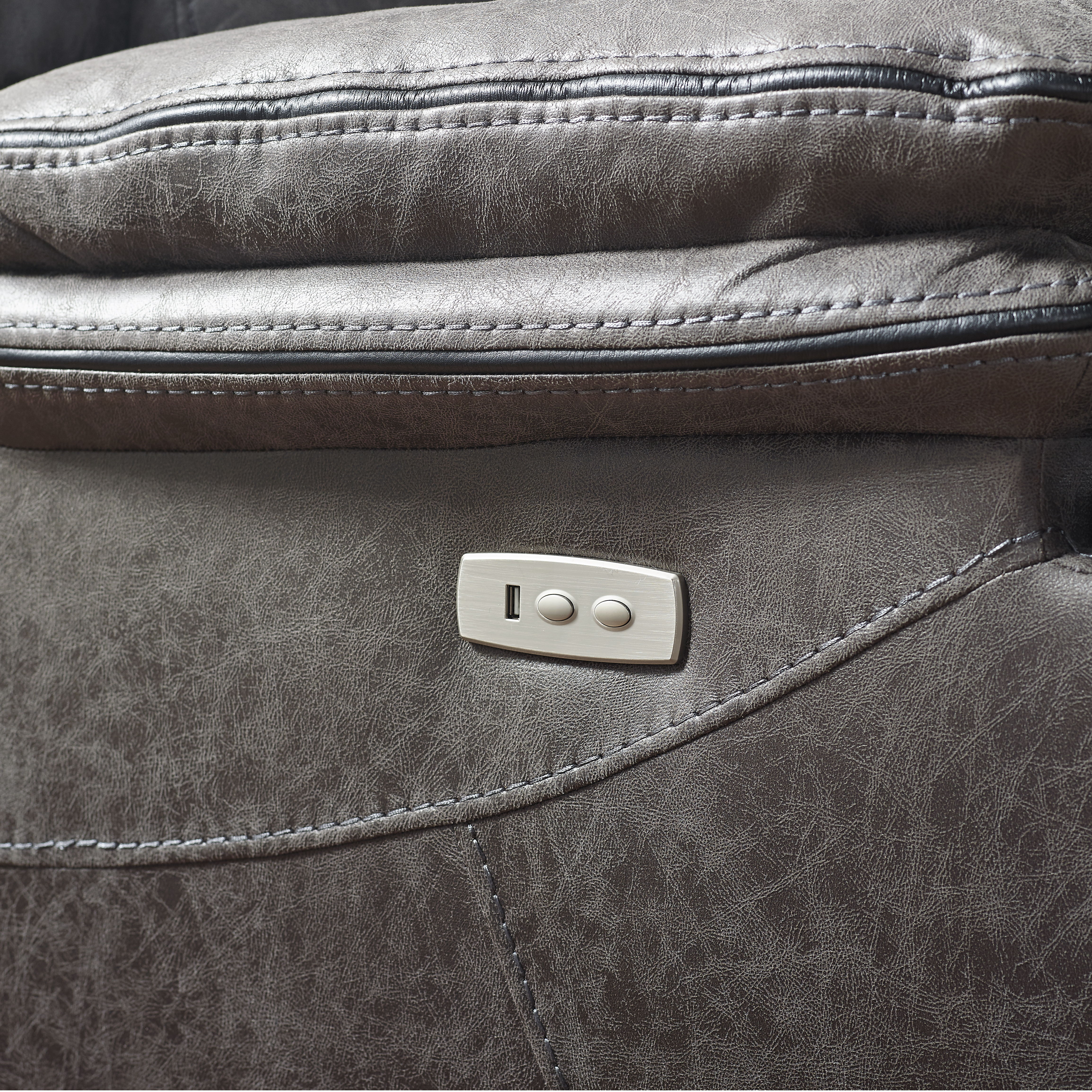 Plaza - 6 Piece Sectional - Dark Gray