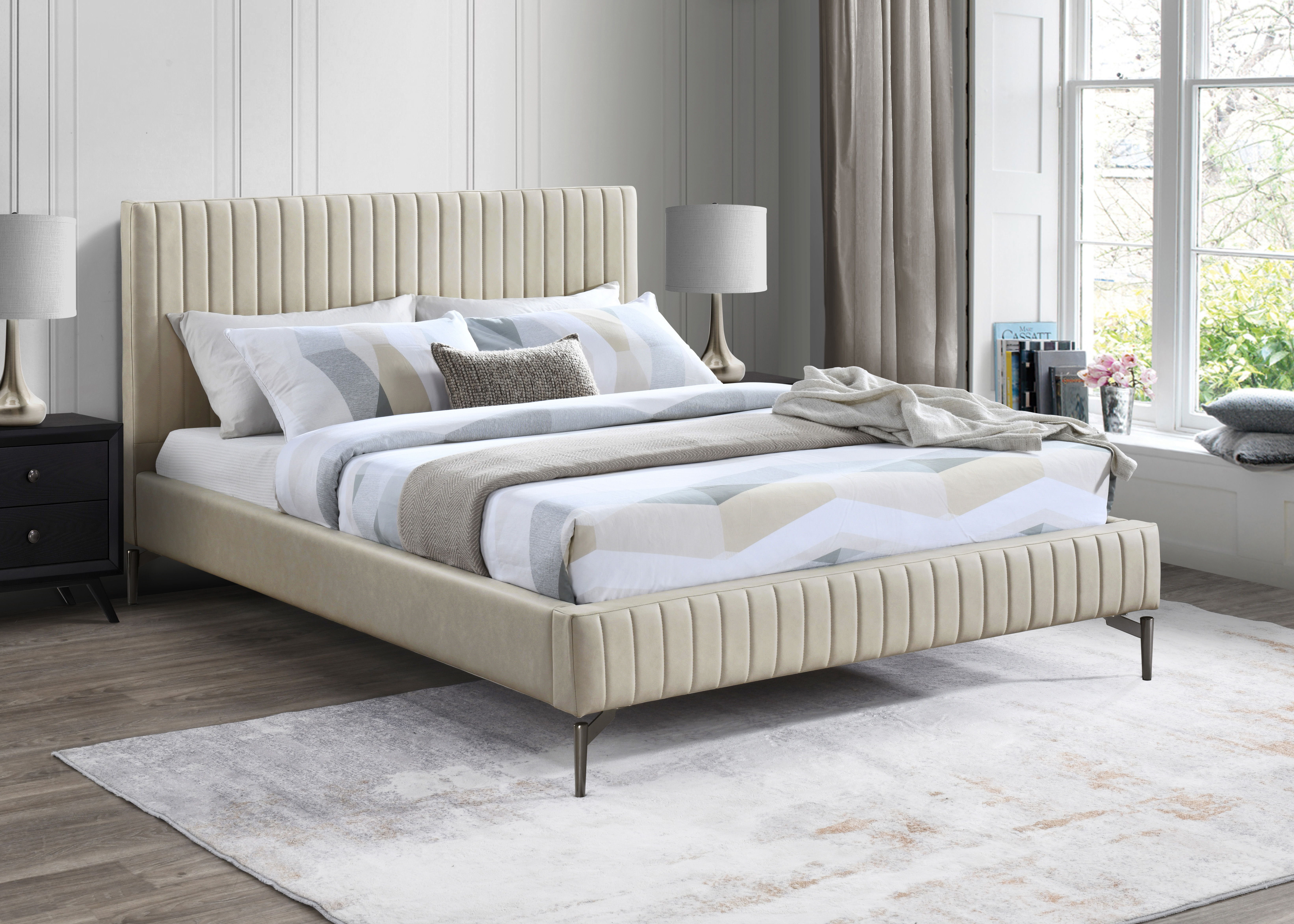 Gallo - Full Bed - Beige