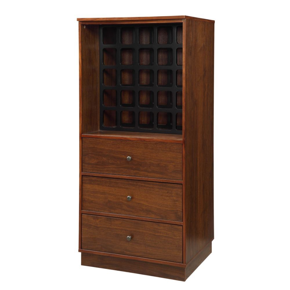 Wiesta - Wine Cabinet - Walnut, dark brown, view 2