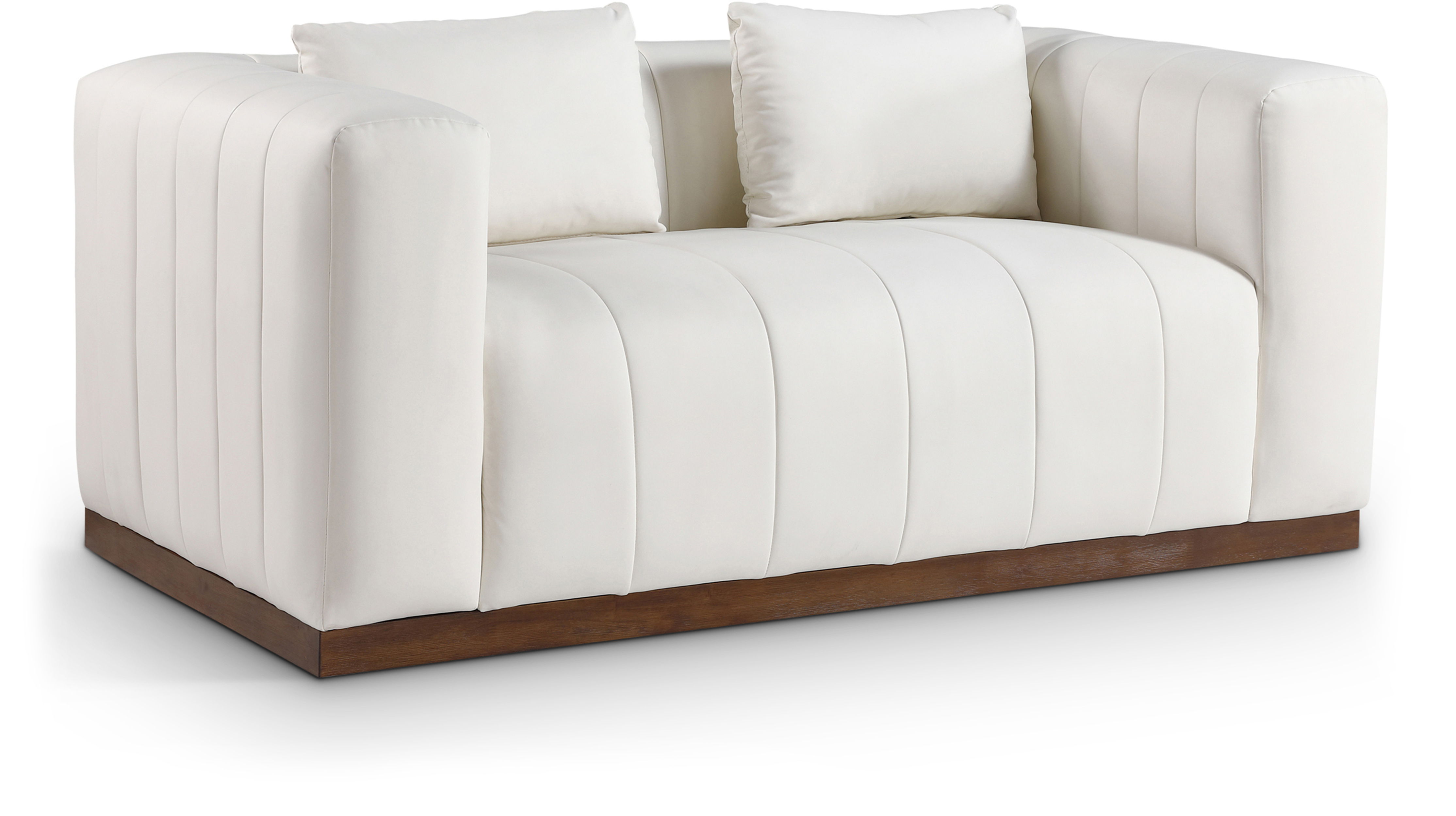 Mallina - Loveseat - Cream