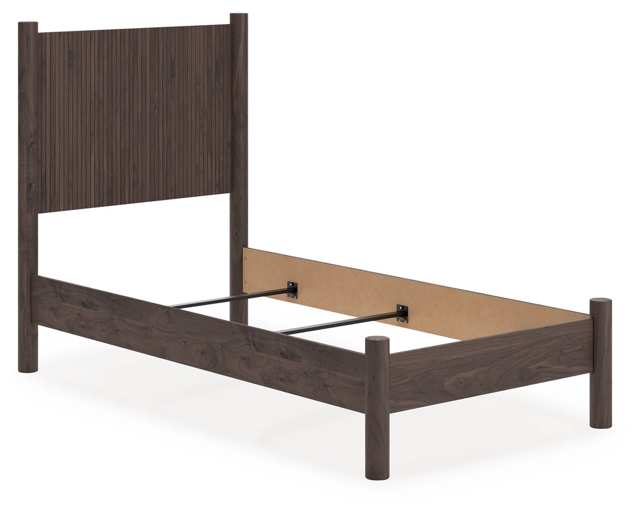 Pamytta - Twin Panel Bed - Brown