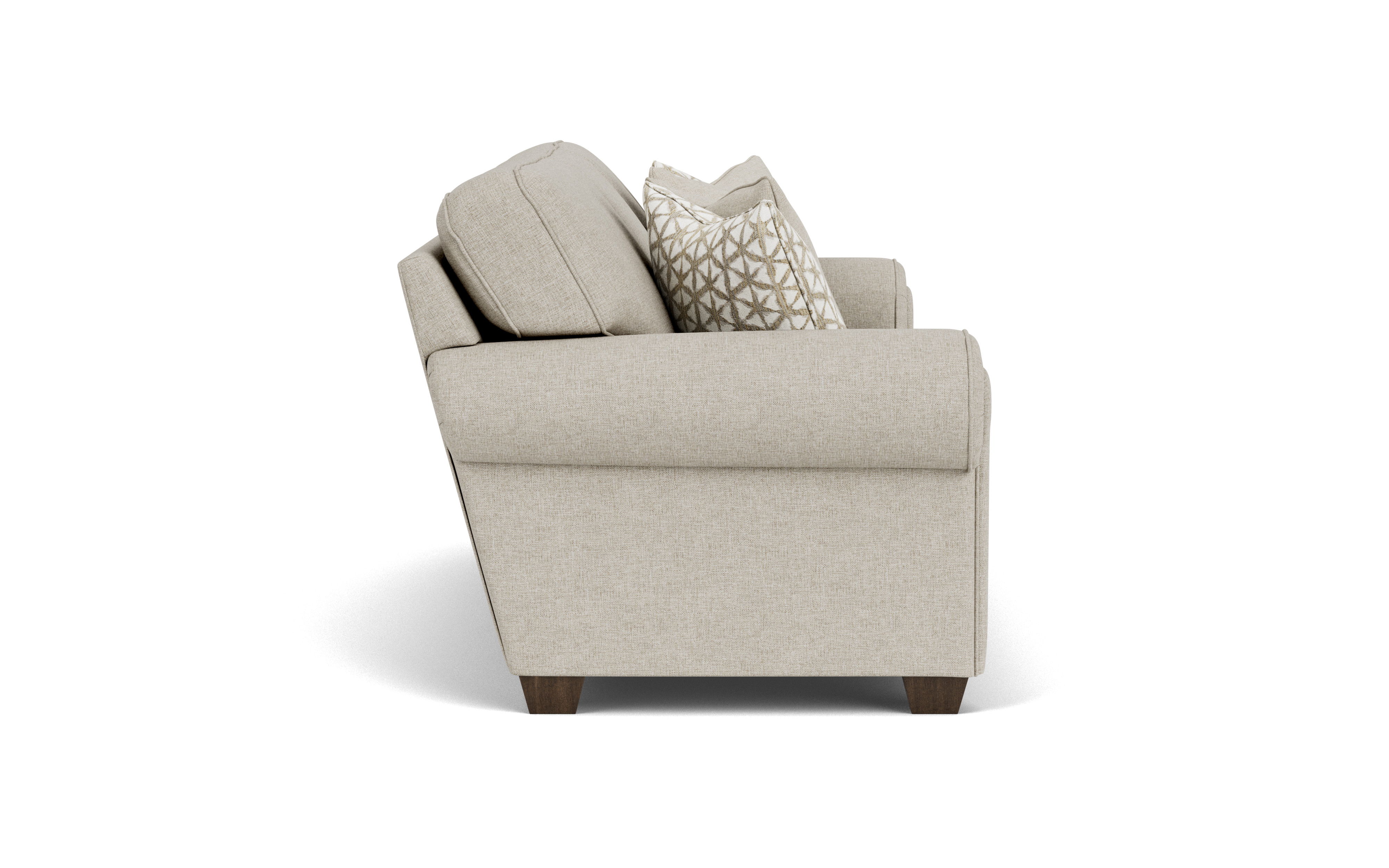 Carson - Fabric Sofa, dark brown, view 5
