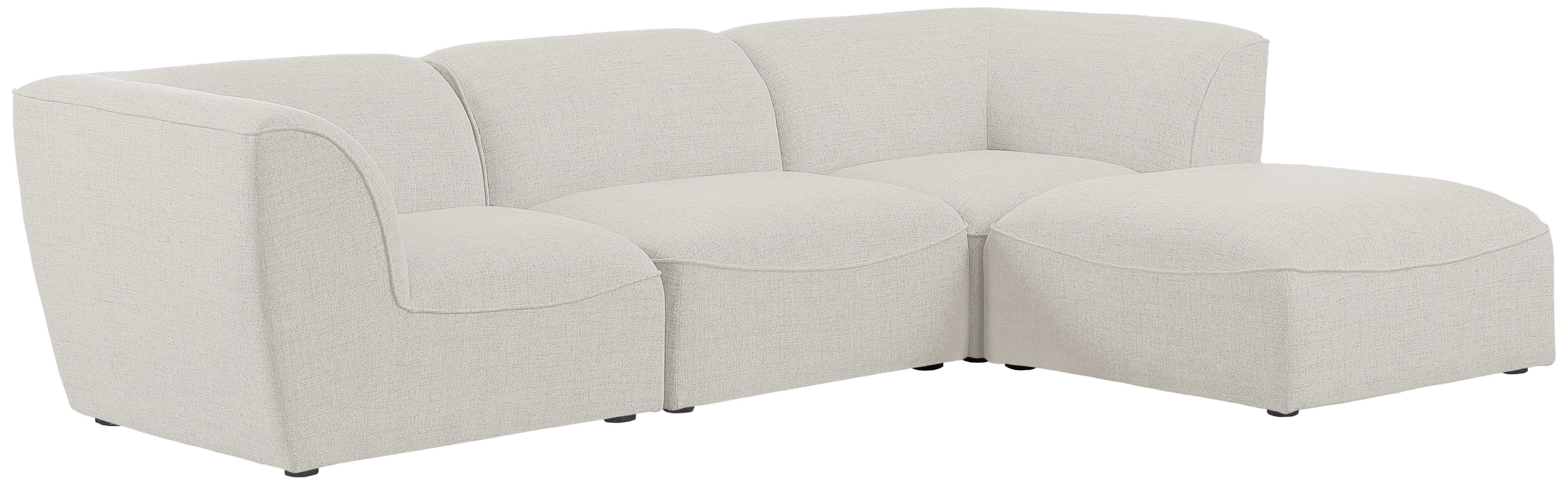 Miramar - 4 Piece Modular Sectional - Cream