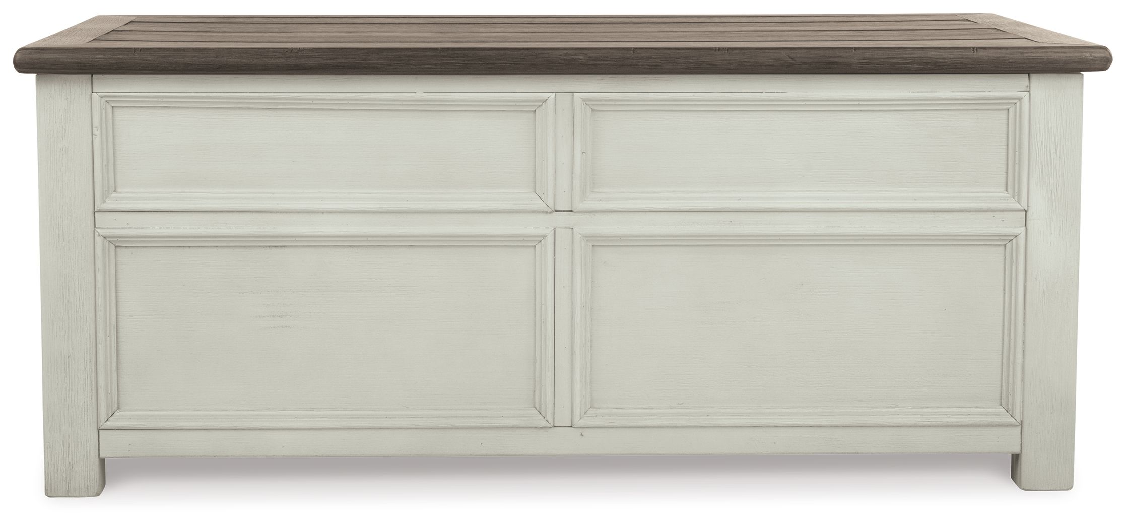 Ashley Furniture Bolanburg - Lift Top Cocktail Table - White / Brown / Beige - Image 9