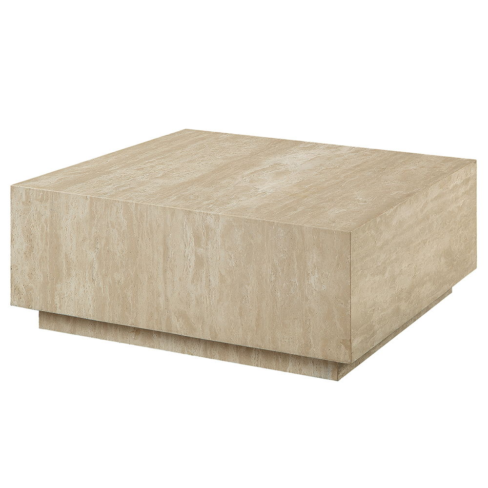 Deon - Coffee Table - Beige Marble, beige
