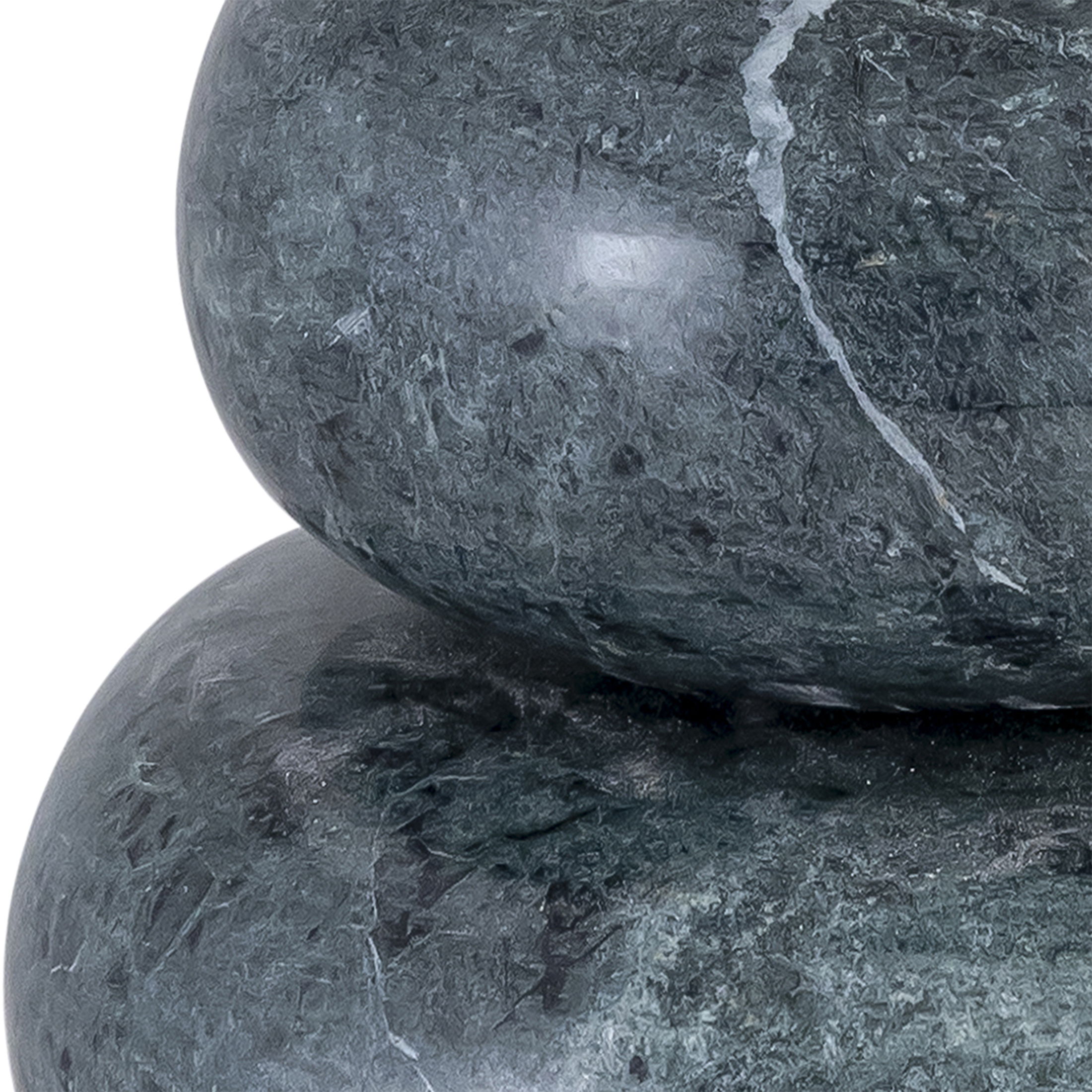 Pumpkin - 3 Piece Marble Decorative Object - Green