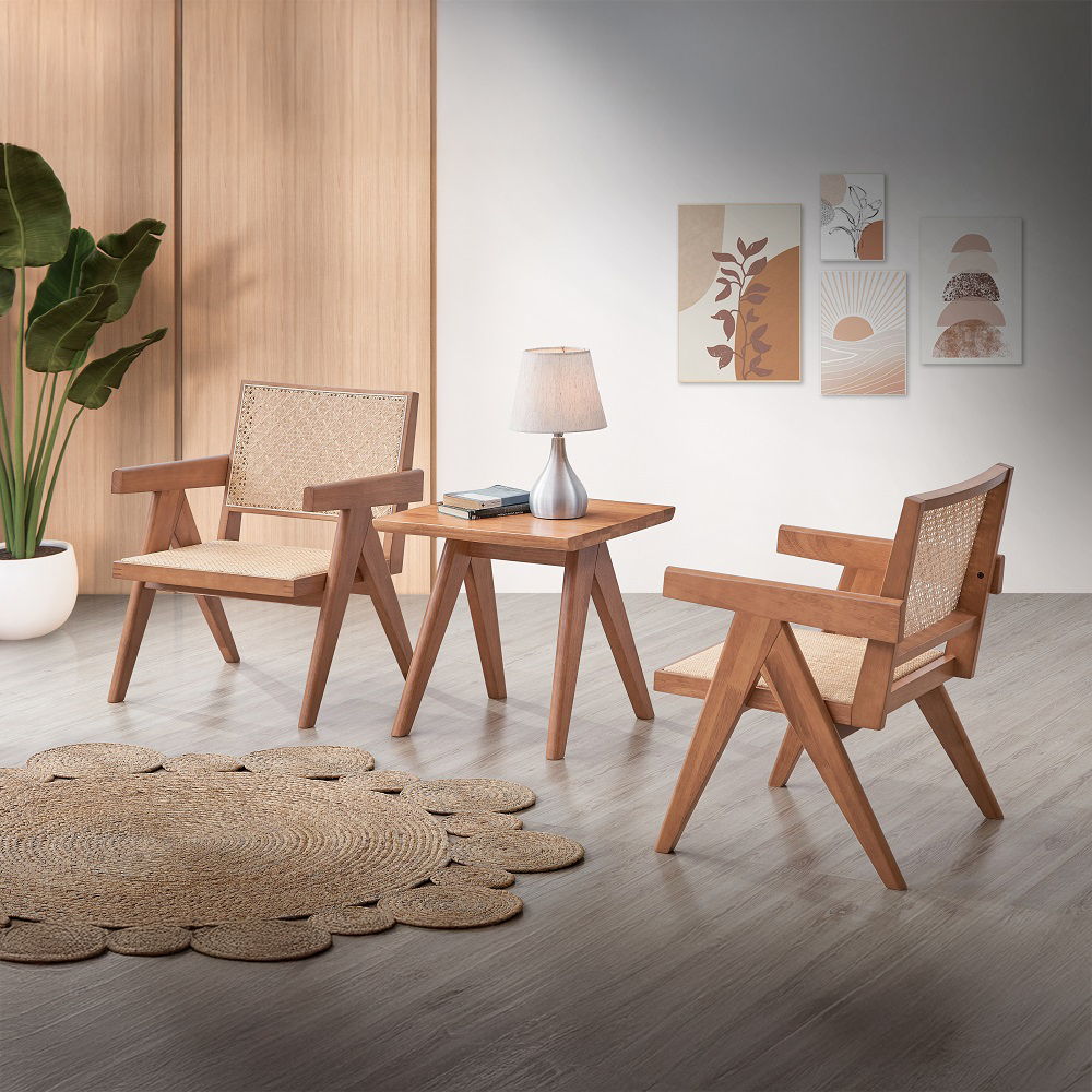 Velentina - Accent Table - Natural, light brown, view 6