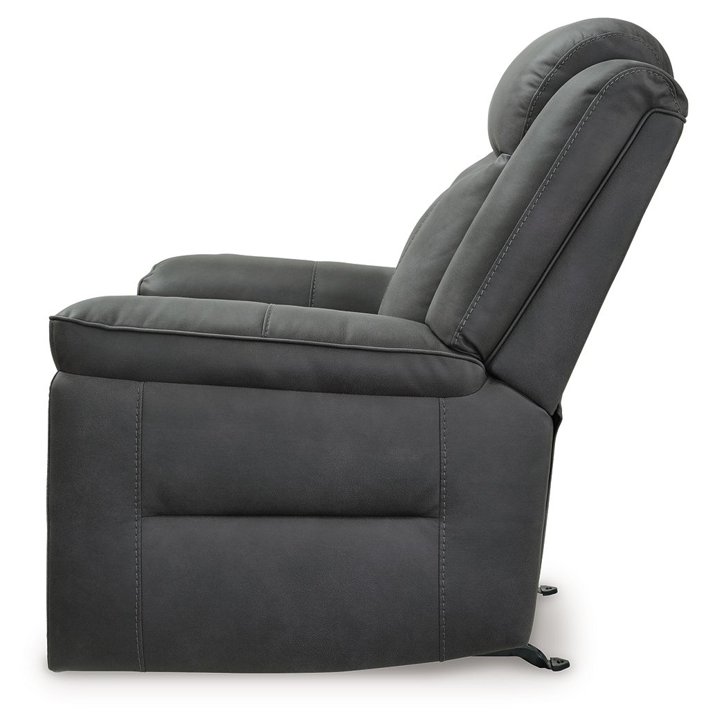 Ashley Furniture Status Check - Rocker Recliner - Shadow - Image 7