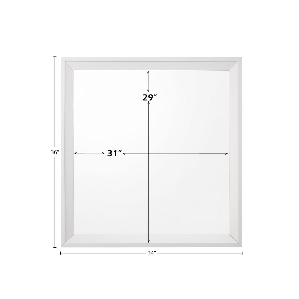 Cerys - Mirror - White, white, view 3