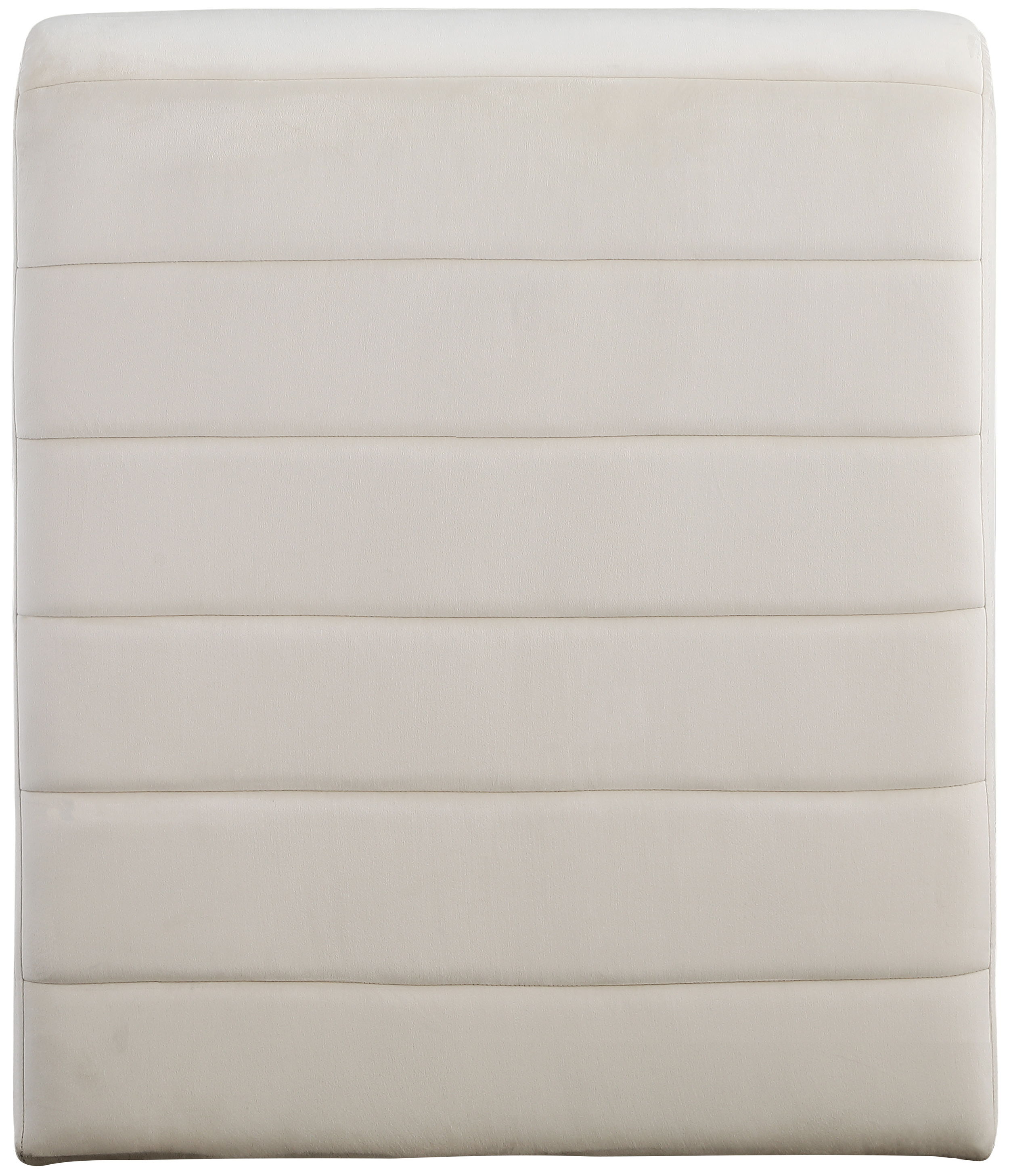 Ivy - Velvet Accent Chair - Cream