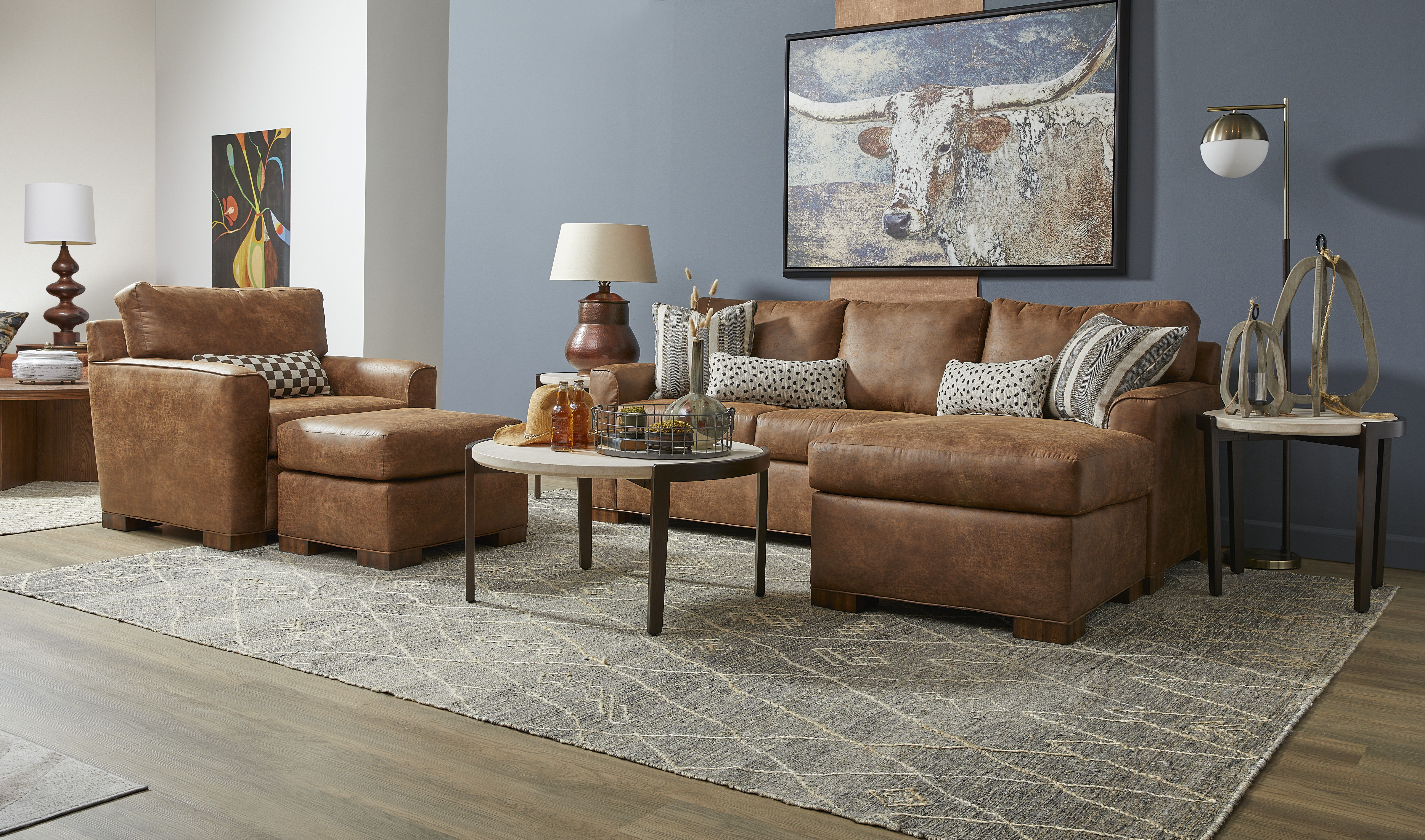 Jasper - Fabric Stationary Chair, beige