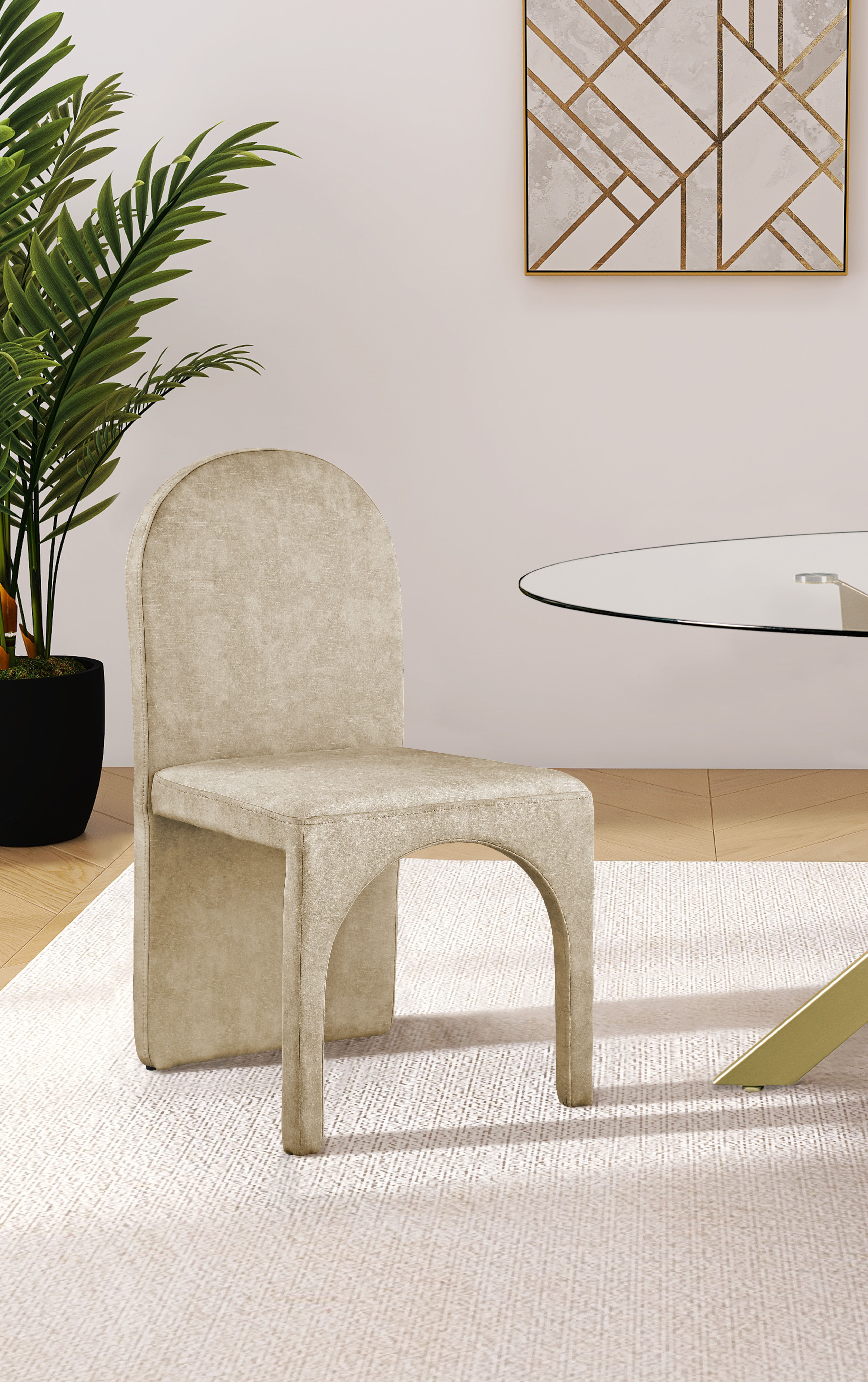 Summer - Dining Side Chair (Set of 2) - Beige