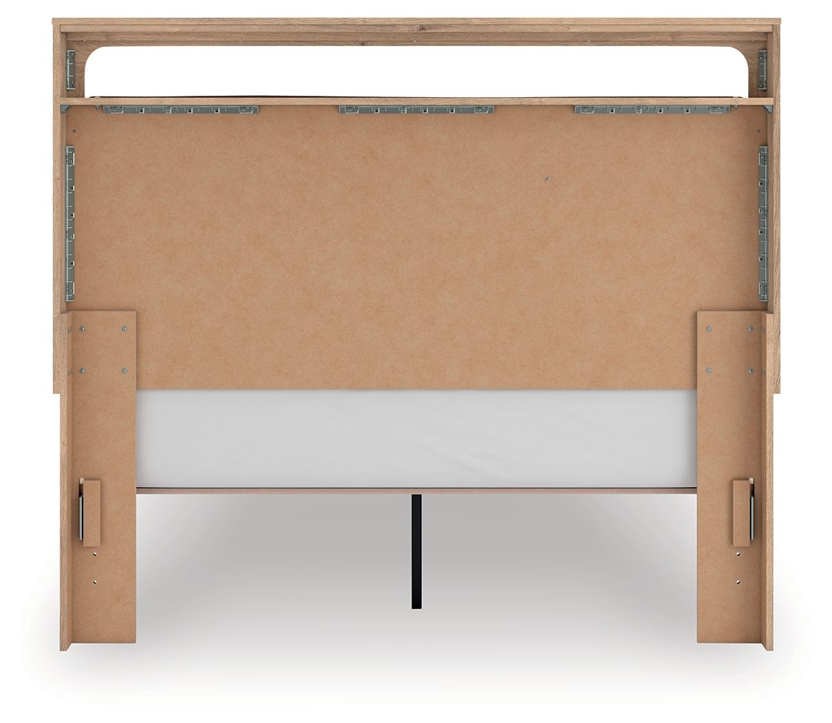 Ashley Furniture Kinlanni - Queen Upholstered Platform Bed - Tan - Image 7