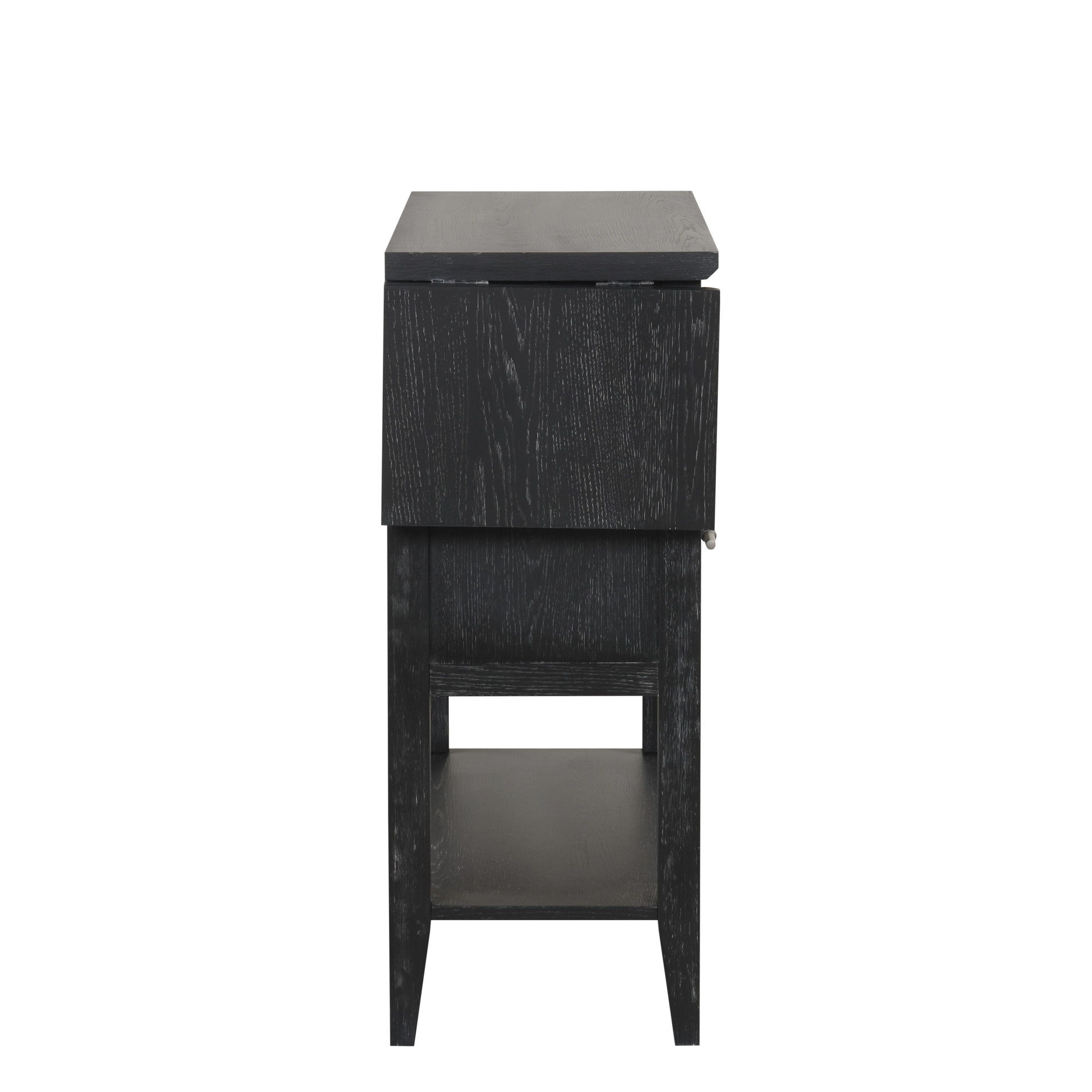 Sable Crest - Drop Leaf Server - Black, black, view 8
