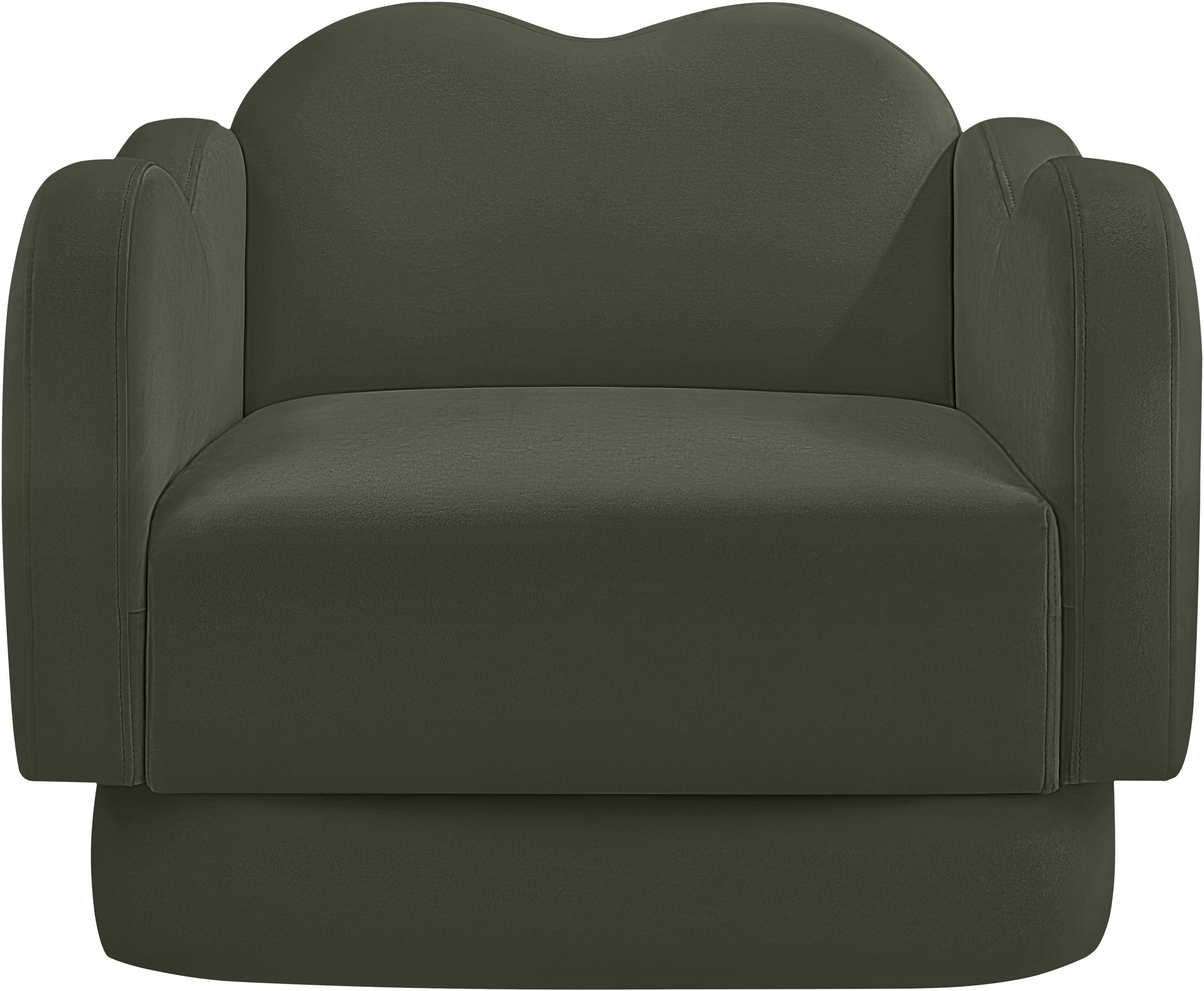 Bloom - Velvet Chair - Green