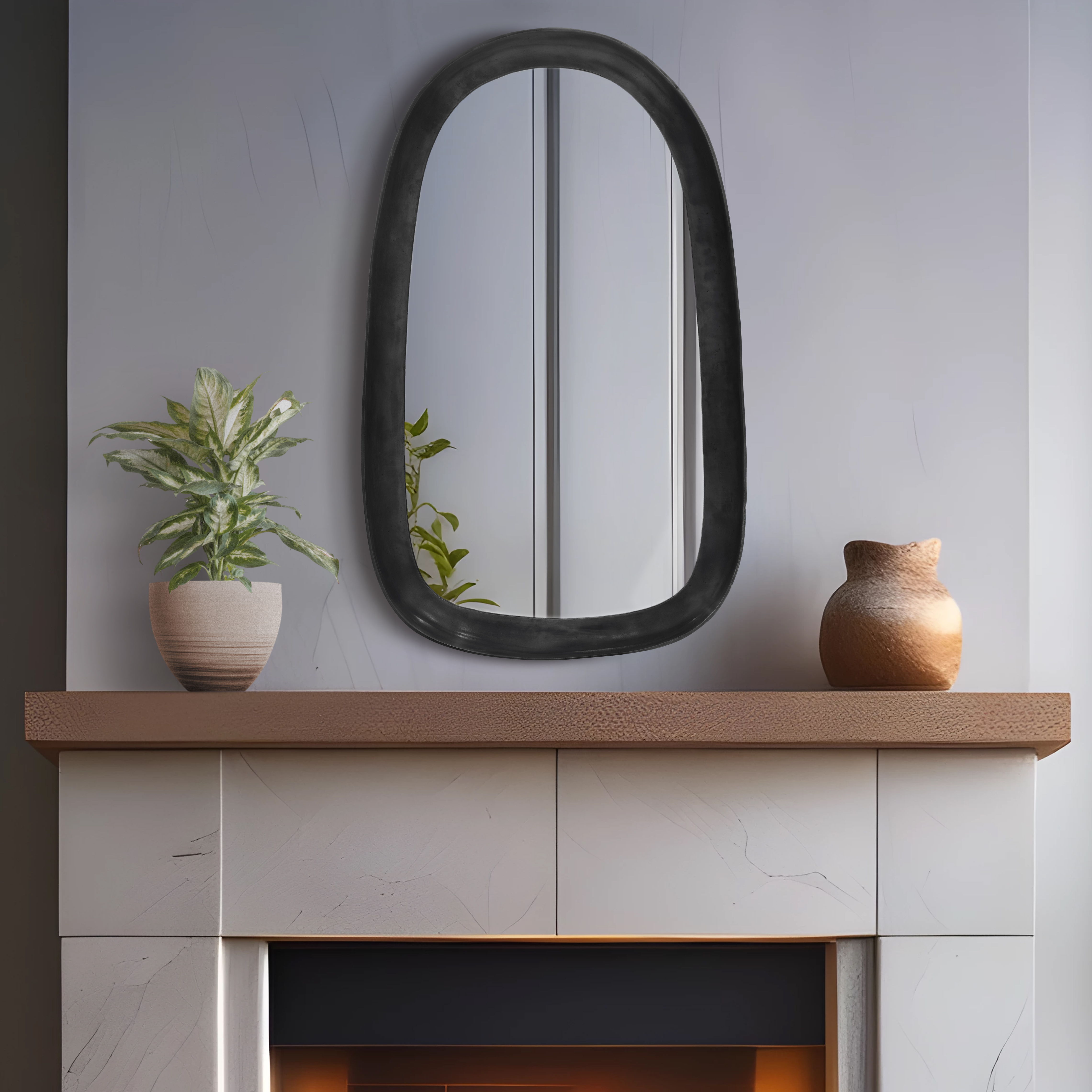 Auberge - Metal Mirror - Black