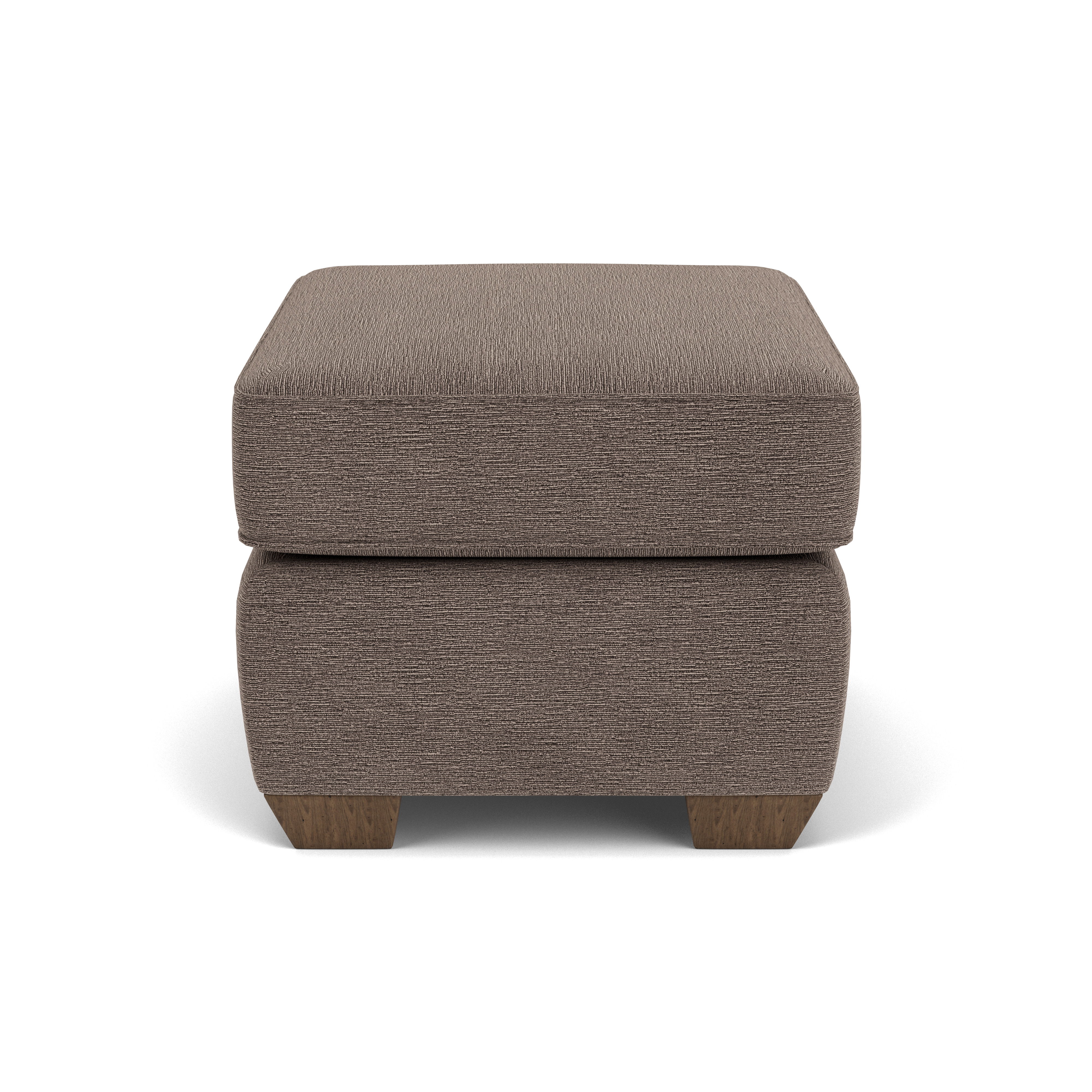 Main Street - Fabric Ottoman, dark brown, view 6