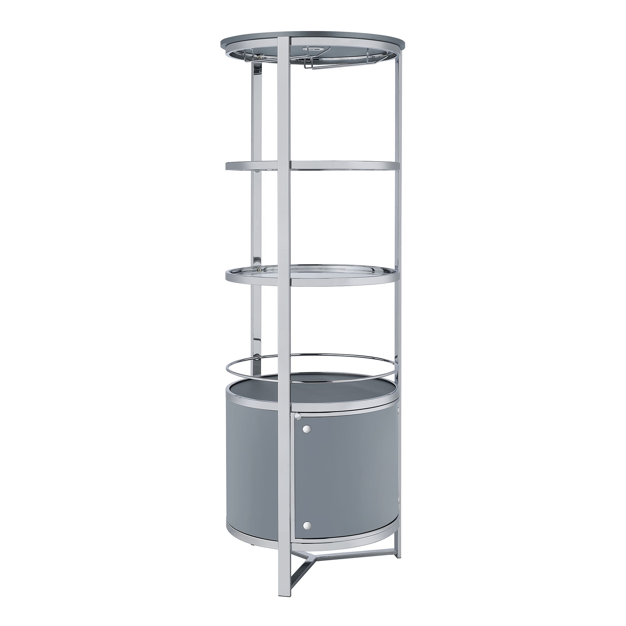Lalia - Wine Rack With LED - Gray
