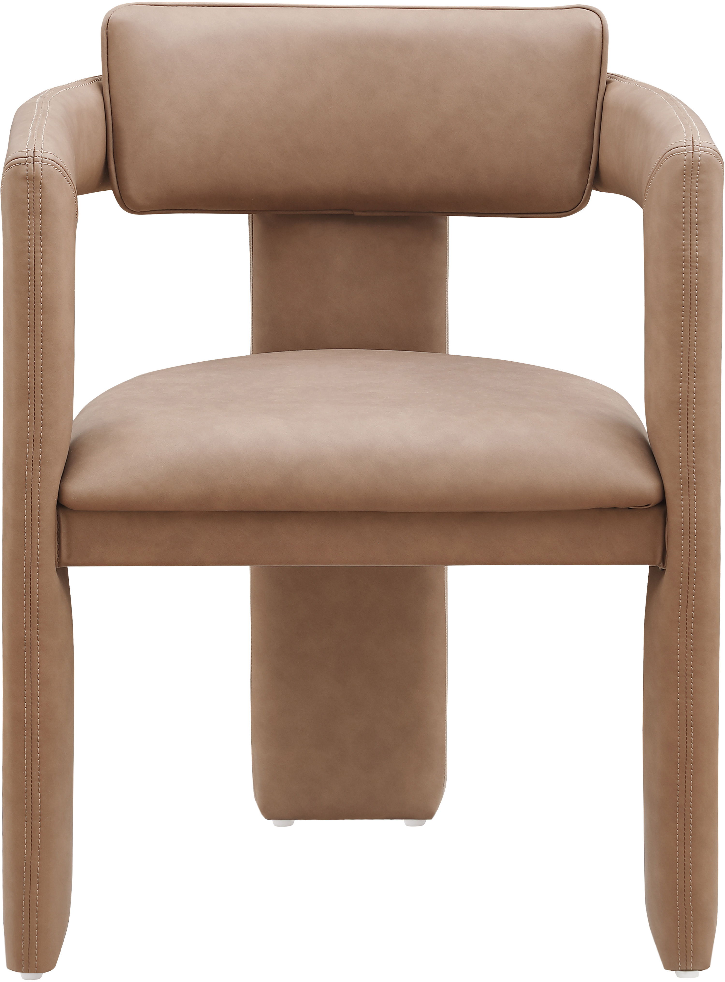 Brenda - Faux Leather Dining Chair (Set of 2) - Brown