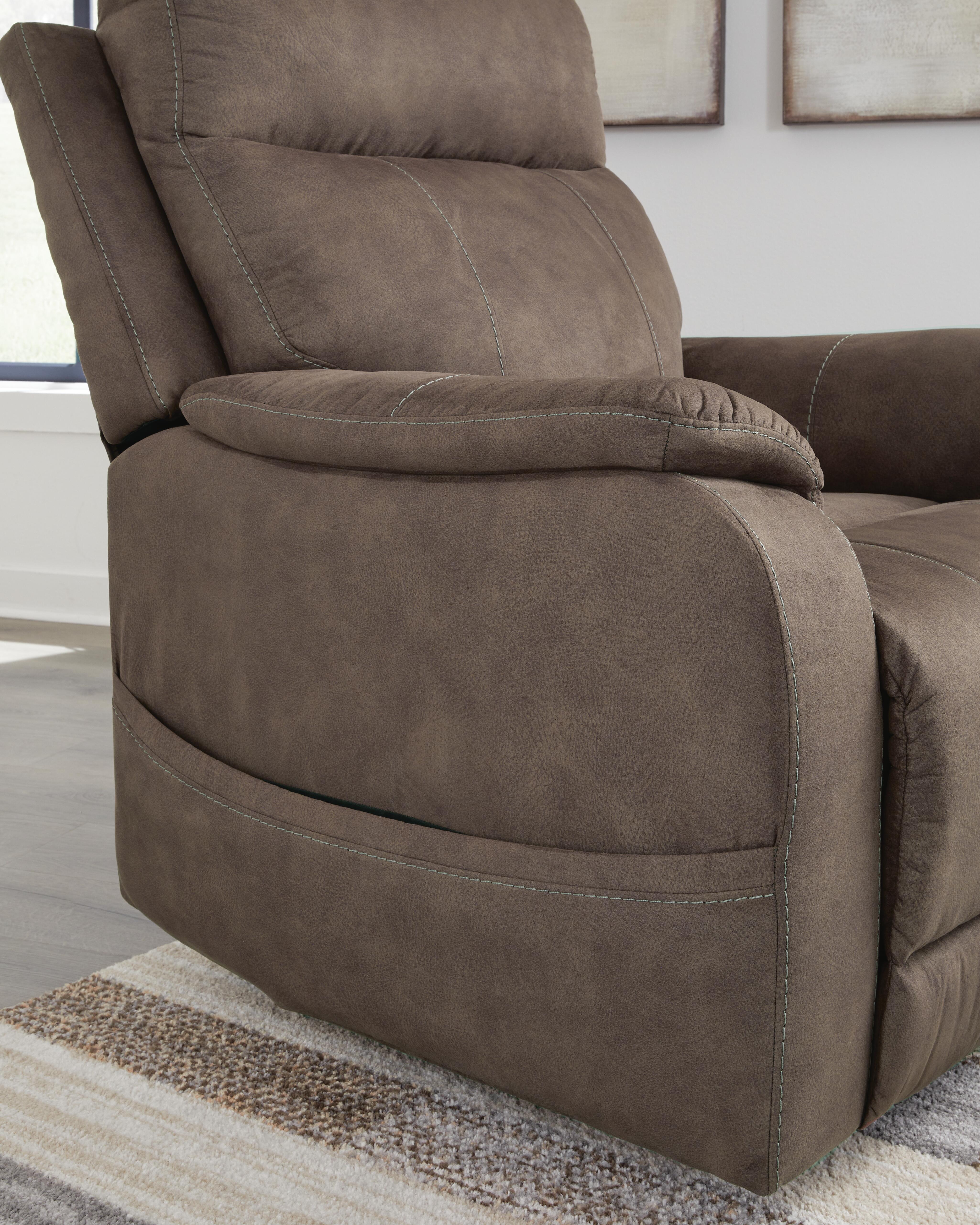 Ashley Furniture Crestmeade - Power Lift Recliner - Espresso - Image 11