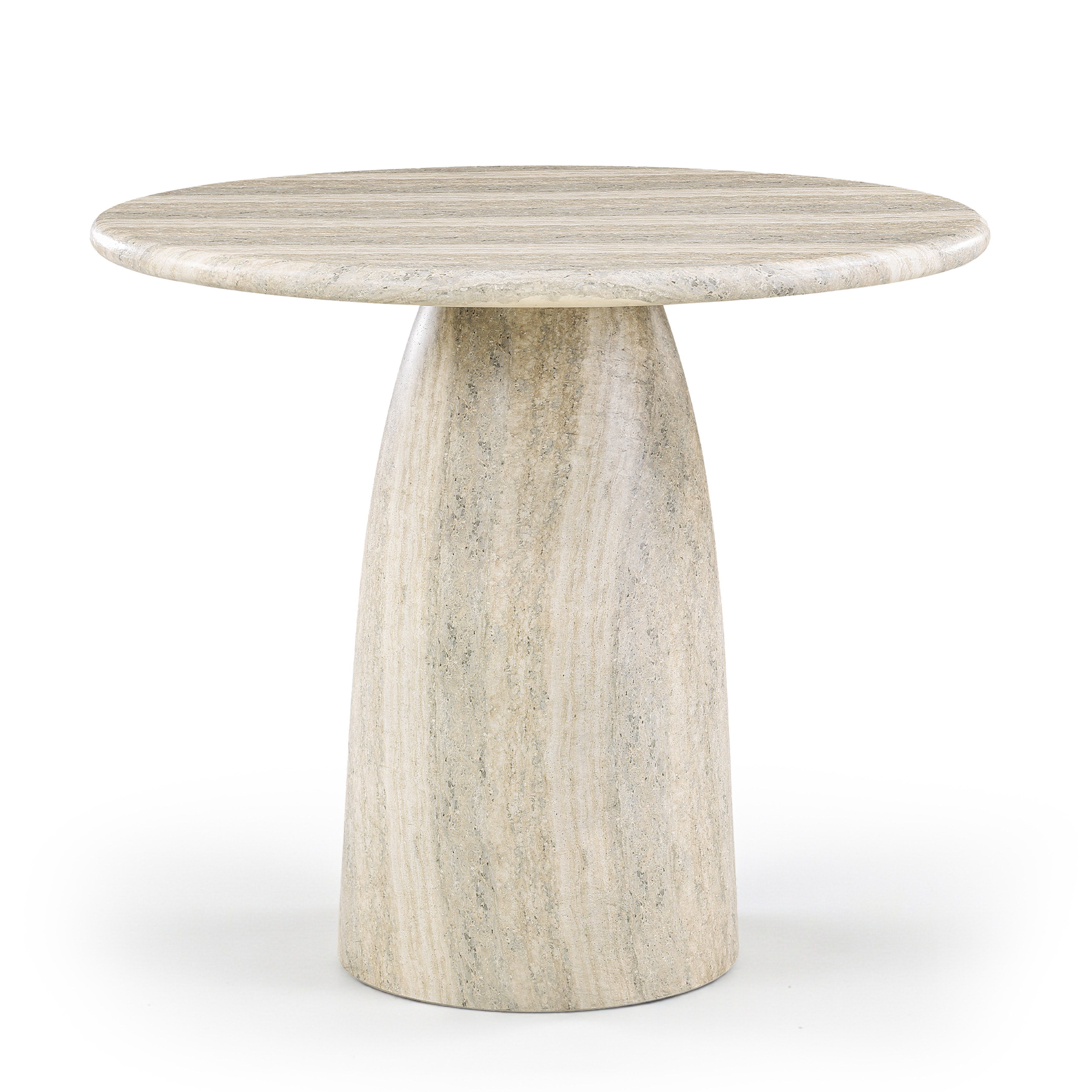 Cosenza - 42" Concrete Indoor / Outdoor Counter Height Table - Travertine