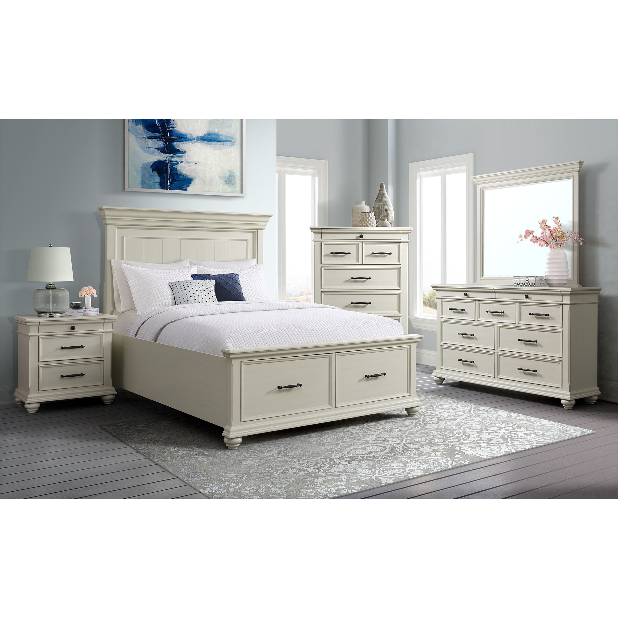 Slater - 6-Drawer Chest - White