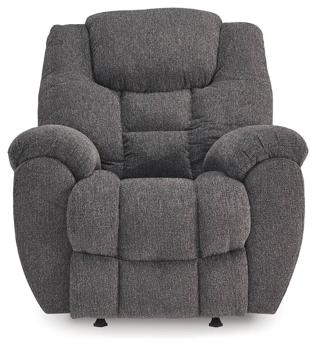 Ashley Furniture Foreside - Rocker Recliner - Charcoal - Image 4