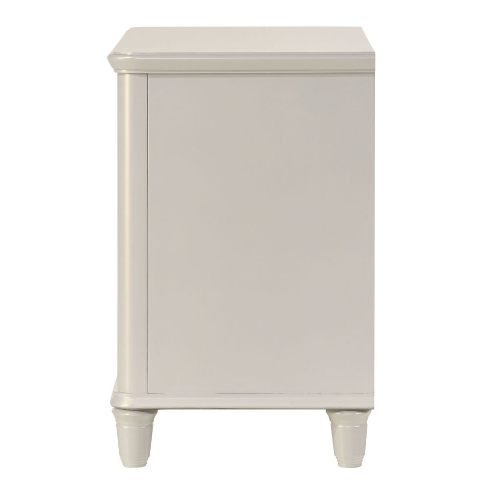 Laveda - Nightstand - Pearl White, white, view 2