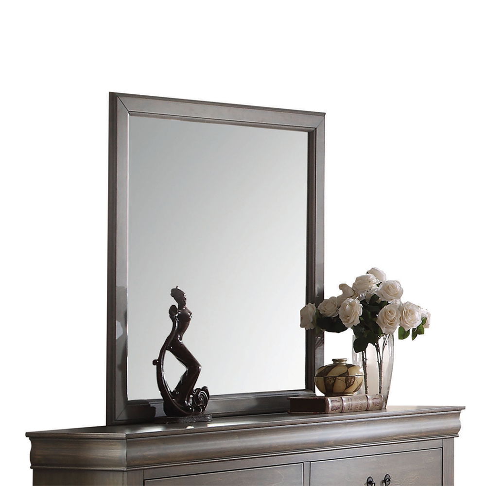 Louis Philippe - Mirror - Antique Gray, dark brown, view 6